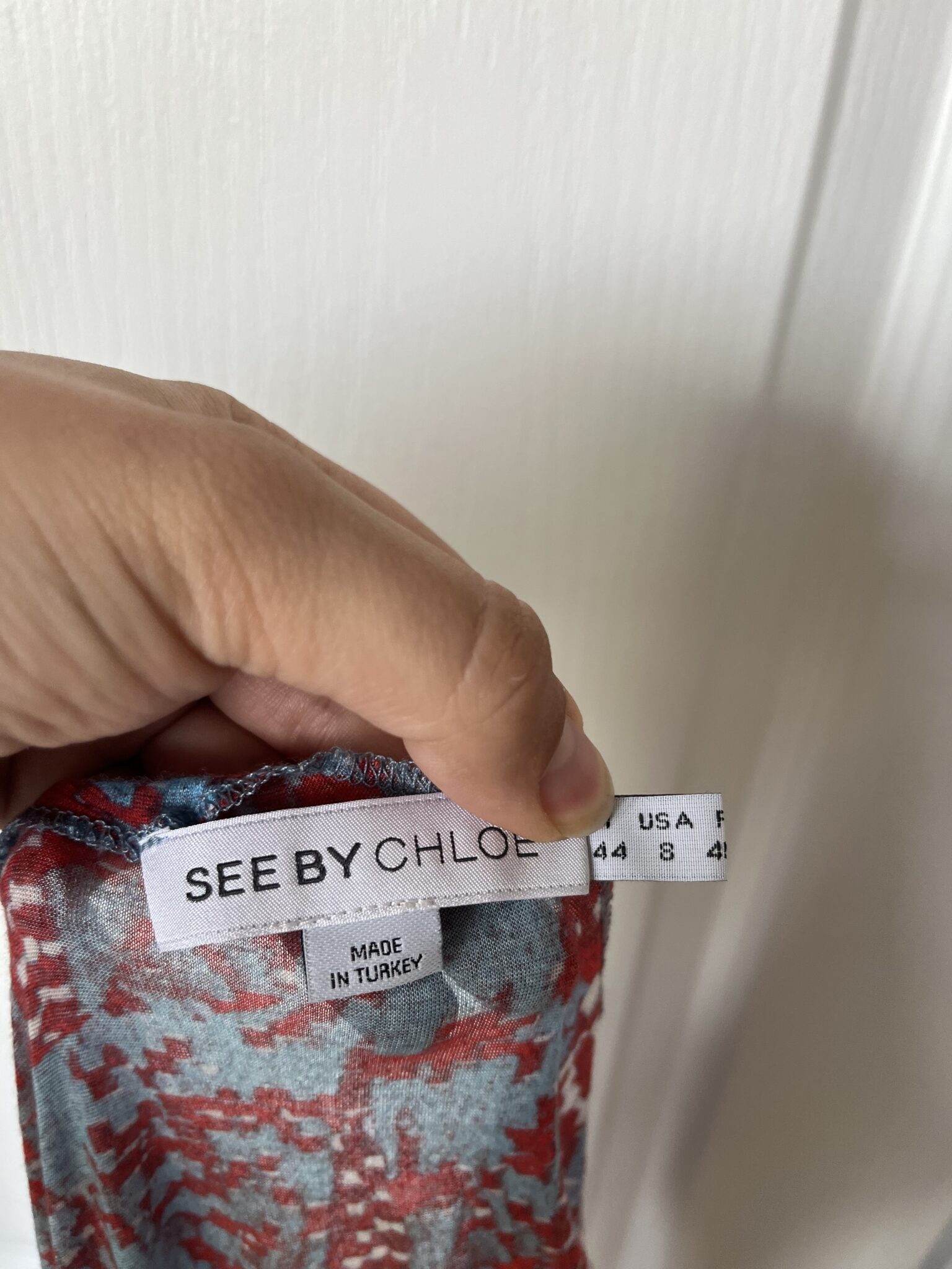Image for See by Chloé patterned flowing dress
