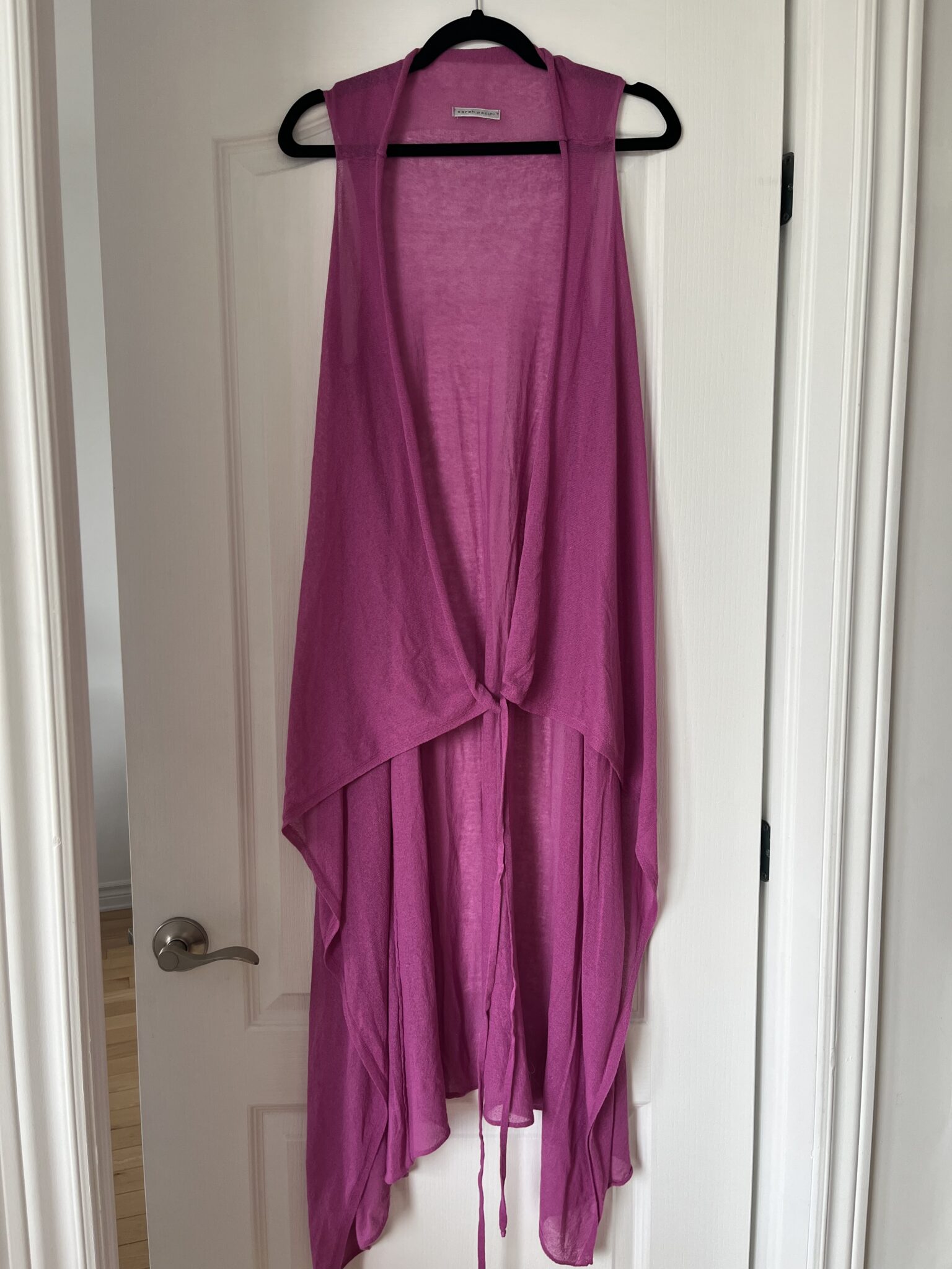 Featured image for Sarah Pacini violet pink cardigan size S