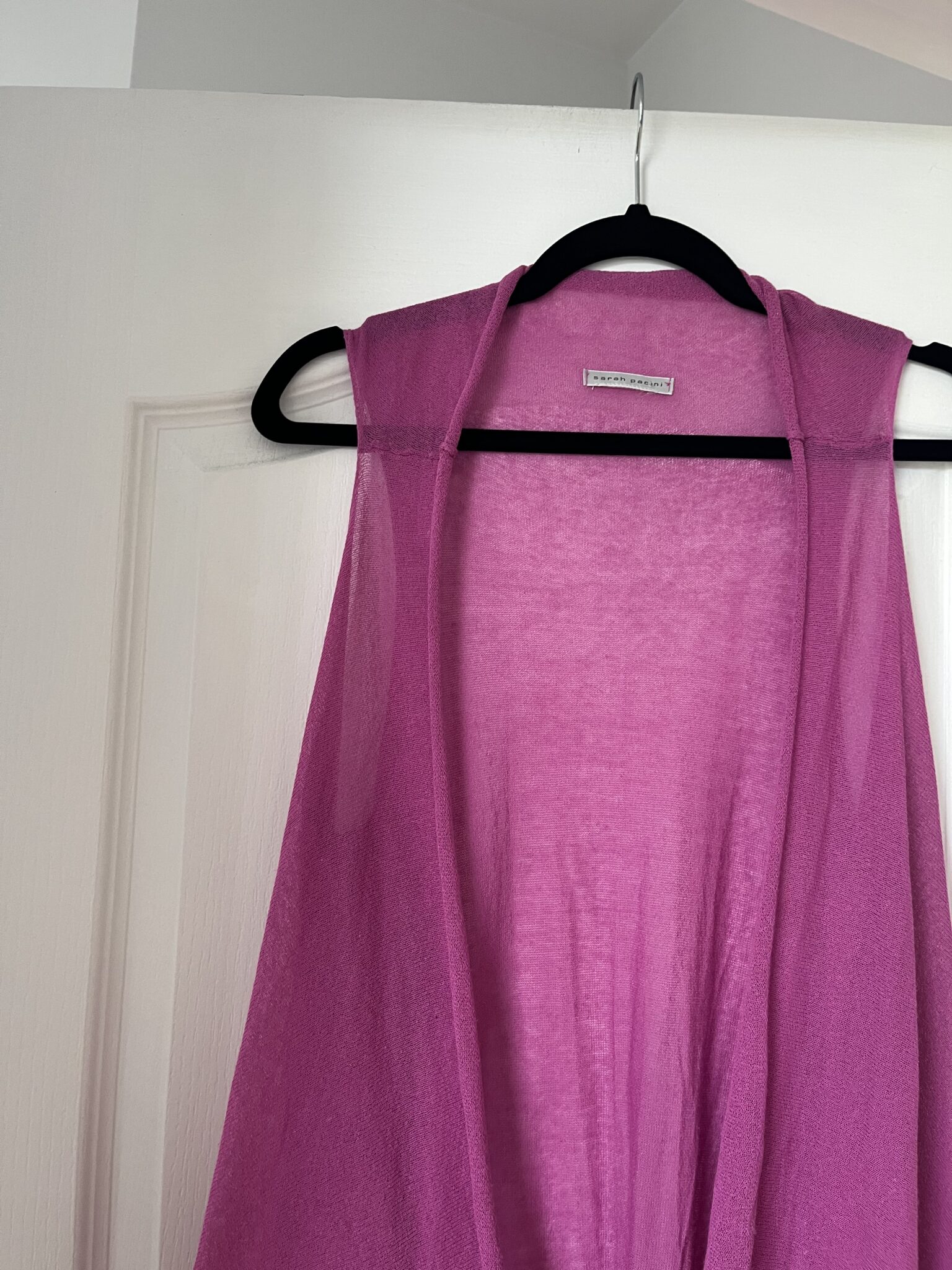 Image for Sarah Pacini violet pink cardigan size S