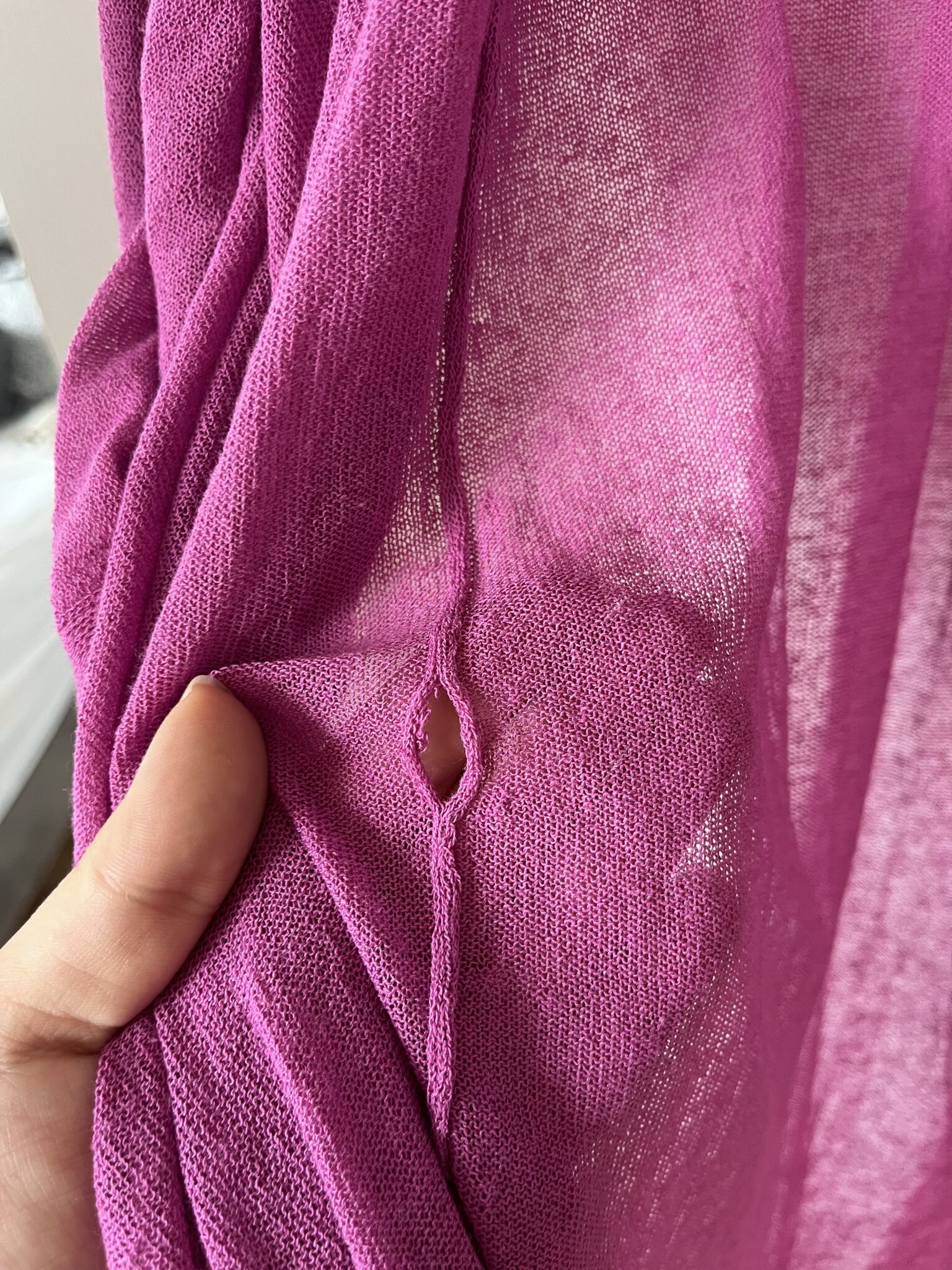 Image for Sarah Pacini violet pink cardigan size S