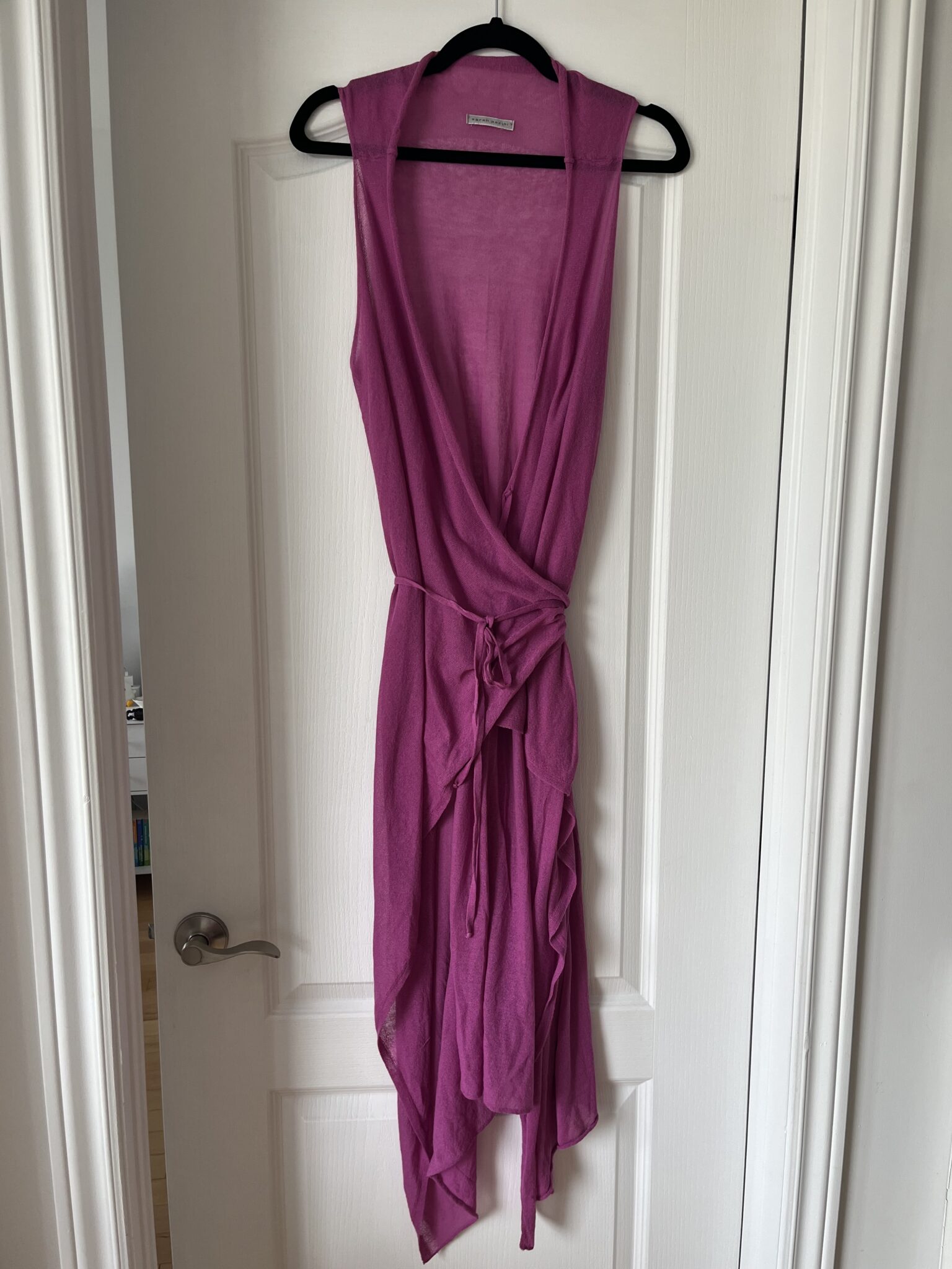 Image for Sarah Pacini violet pink cardigan size S