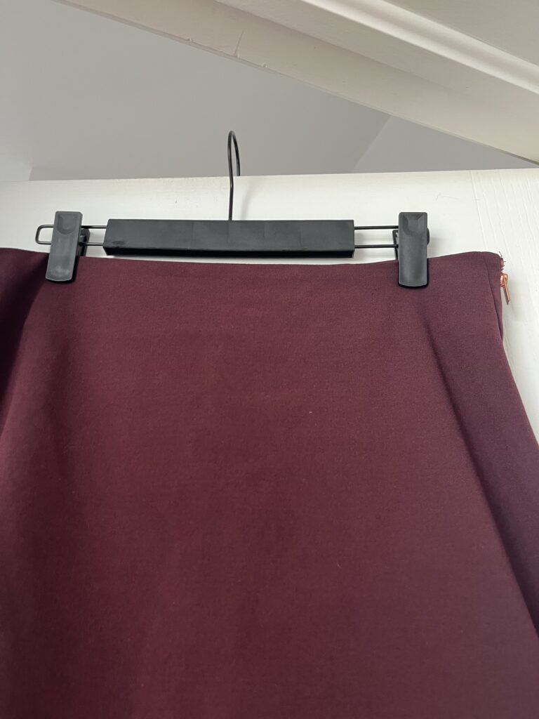 Image for Diane Von Furstenberg burgundy skirt