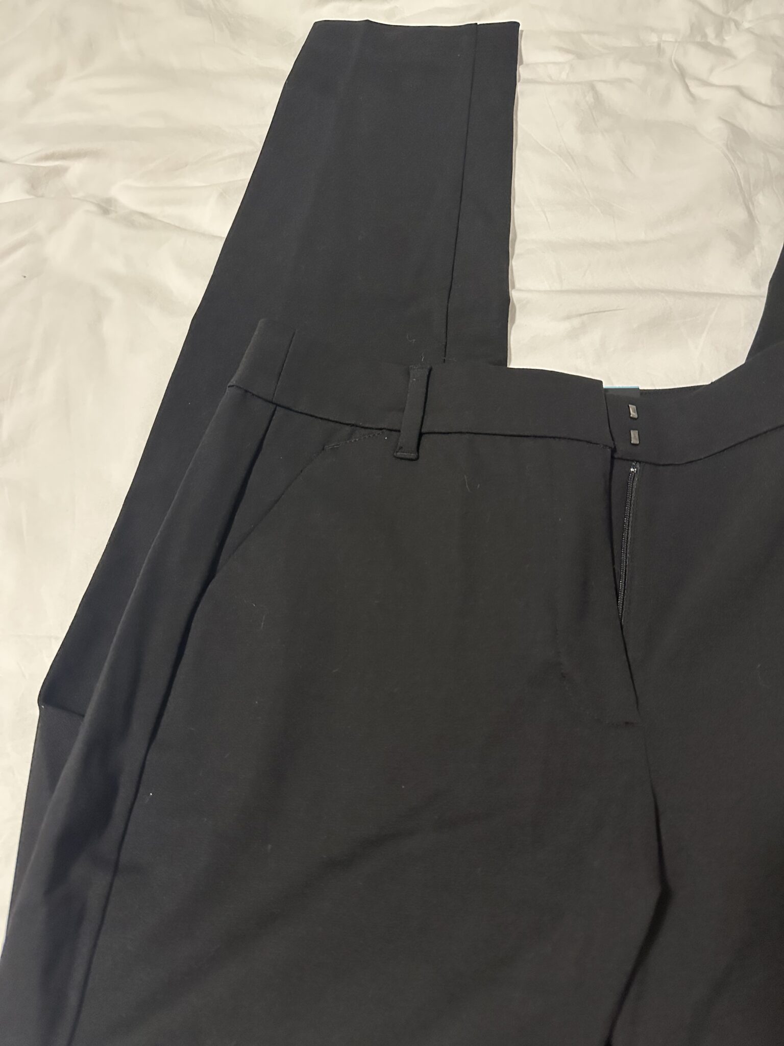 Image for Pantalon à taille haute et jambes étroites, noir, Reitmans