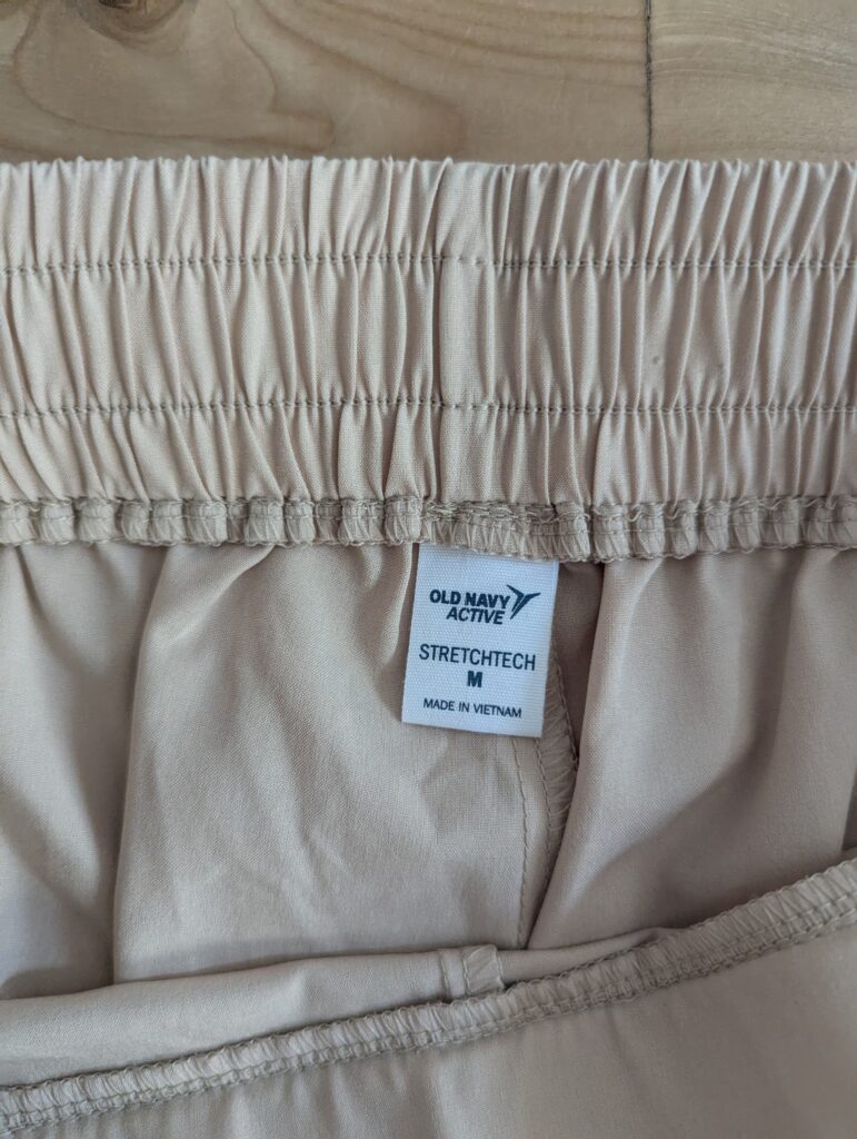 Image for Stretchtech Old Navy beige trousers