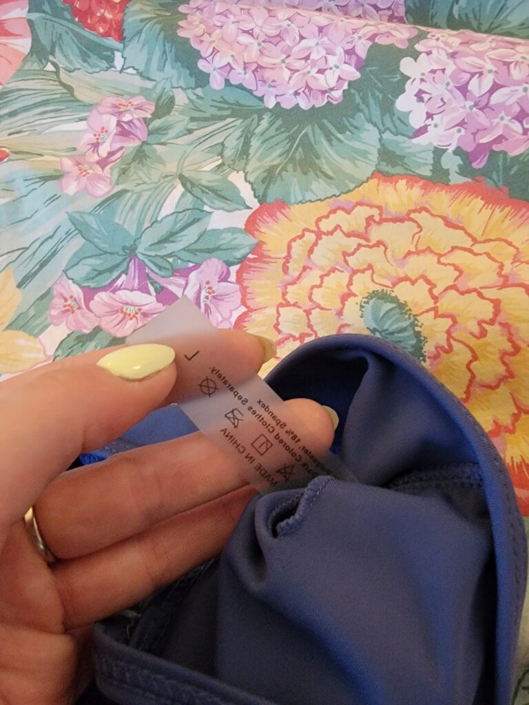 Image for Haut de maillot bleu croiser