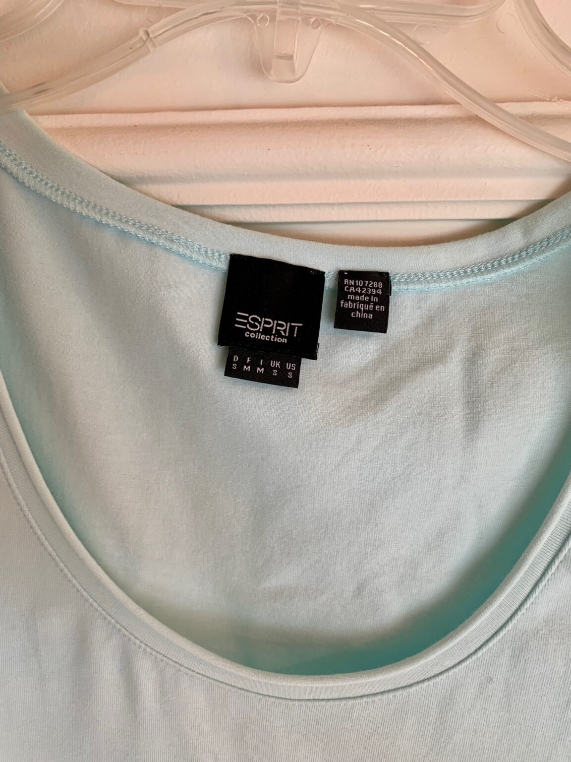 Image for Turquoise round-neck camisole