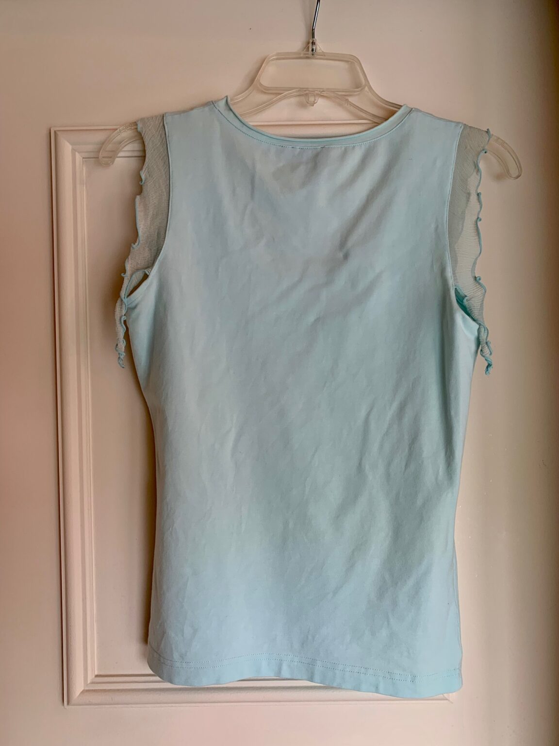 Image for Turquoise round-neck camisole