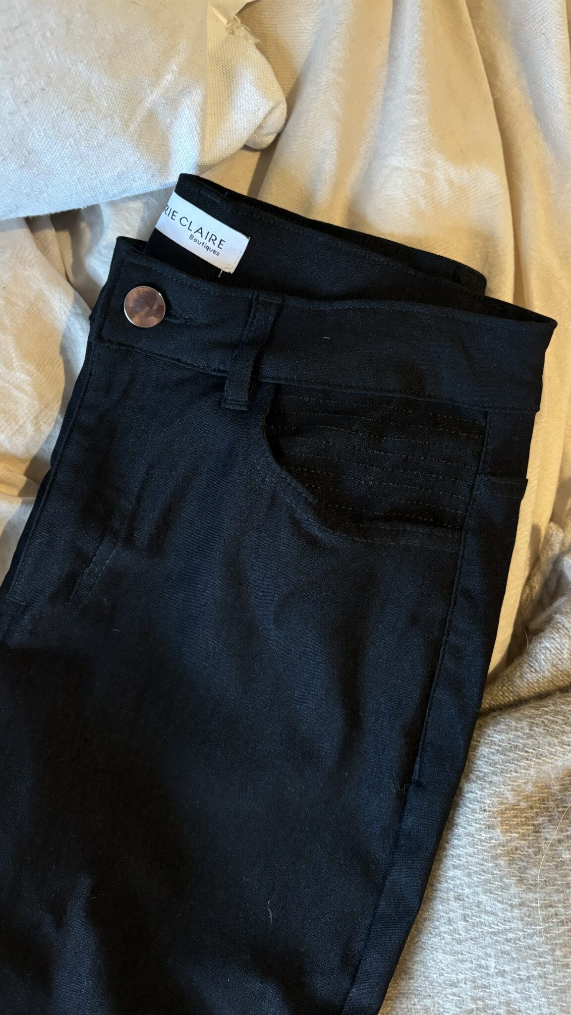 Image for Pantalon noir droit