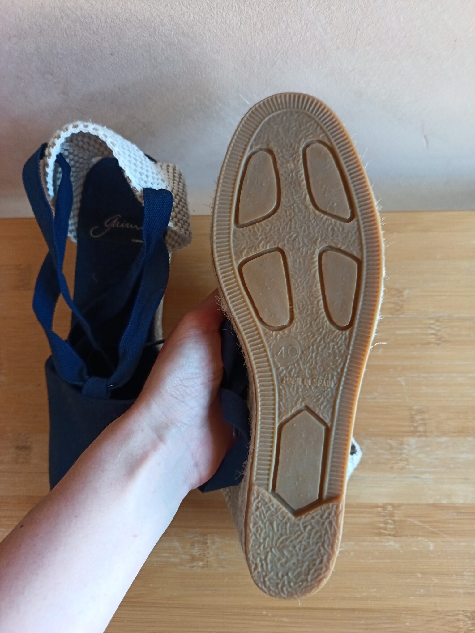 Image for Espadrilles en toile bleu marine fabriquées en Espagne