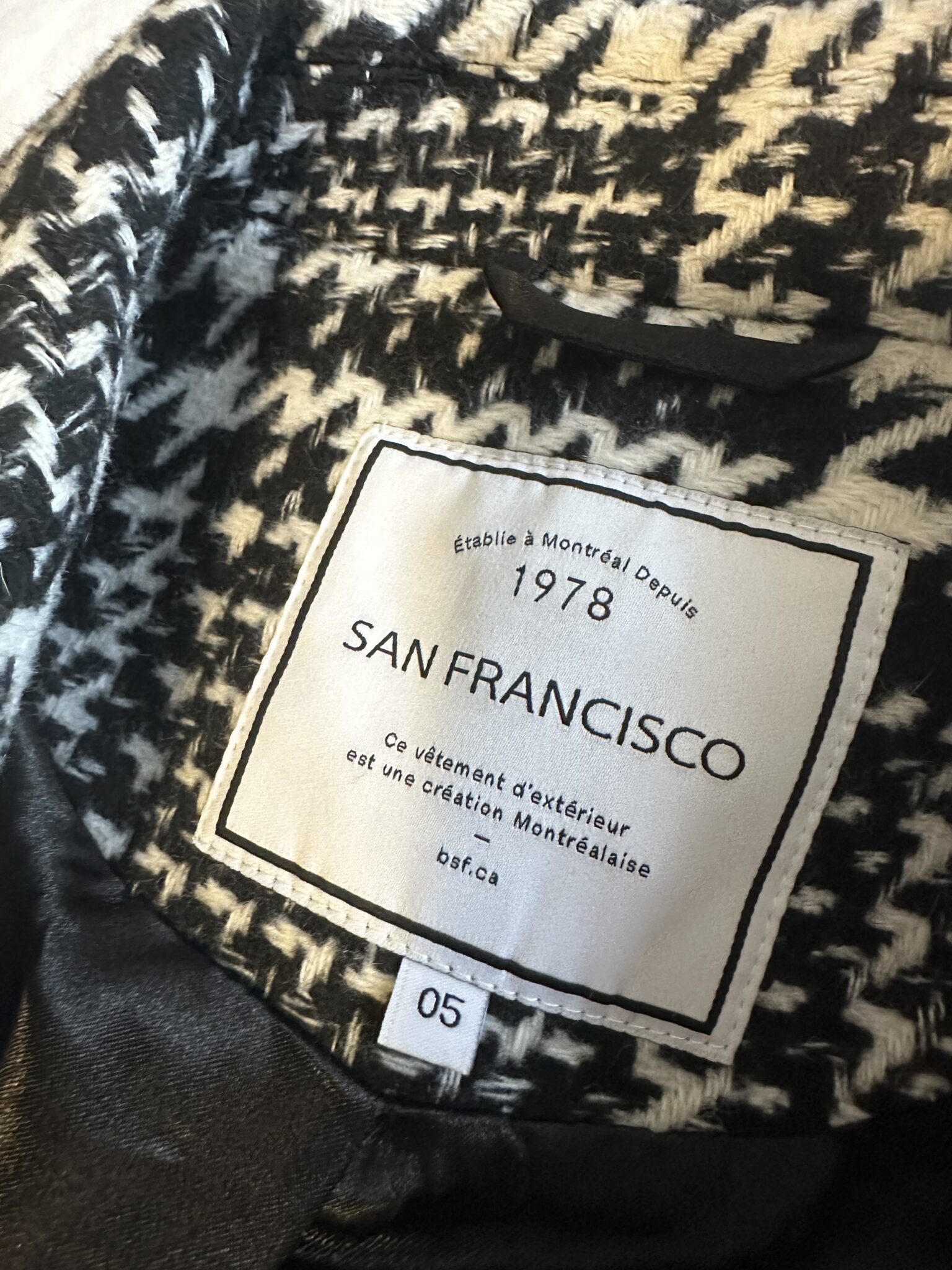 Image for Manteau San Francisco