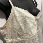 Thumbnail for Y2K Le chateau top lace floral off white Women Medium cami tank summer festival