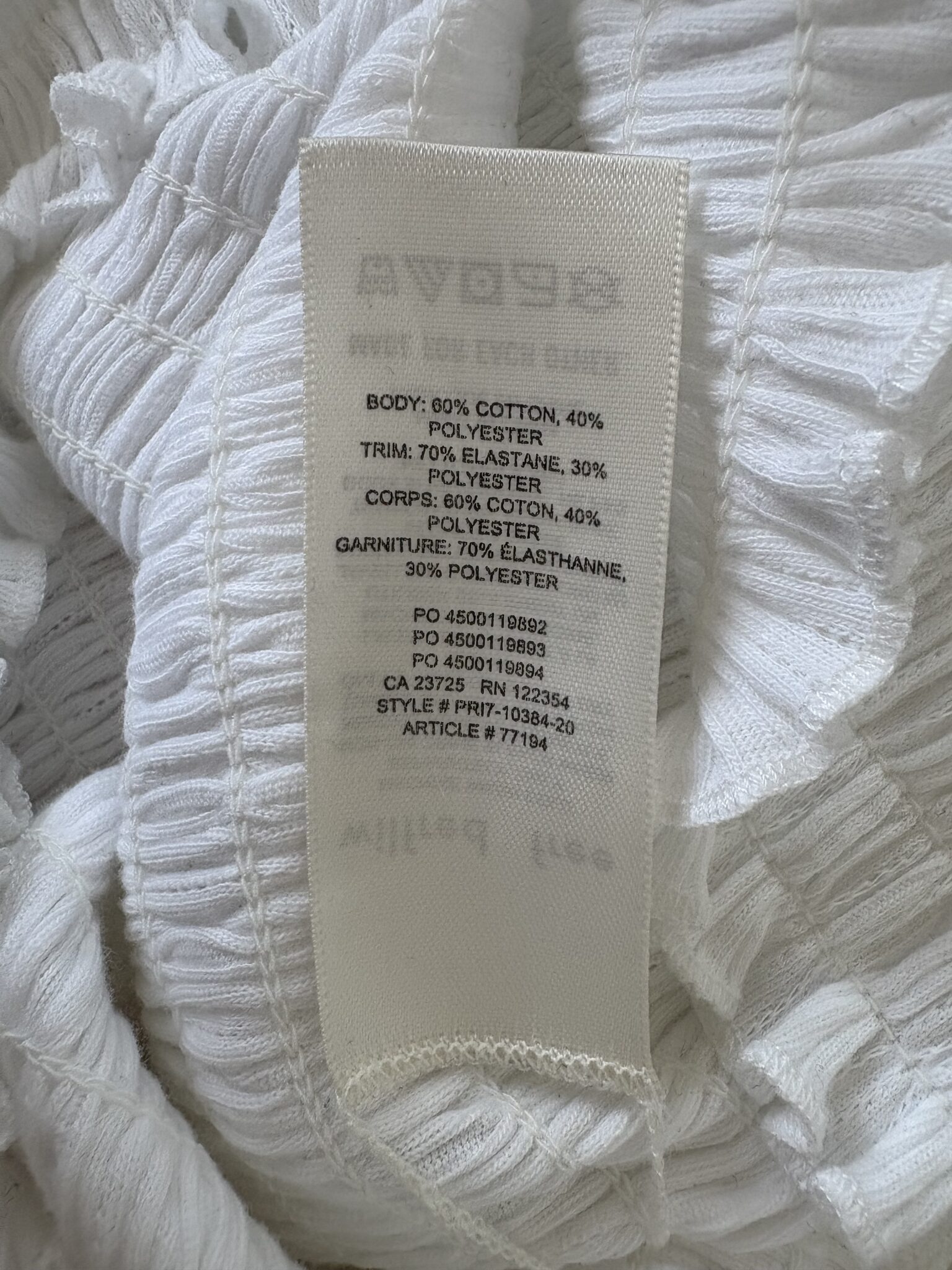 Image for T-Shirt blanc Aritzia