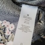 Thumbnail for Black soft jacket with flowers
