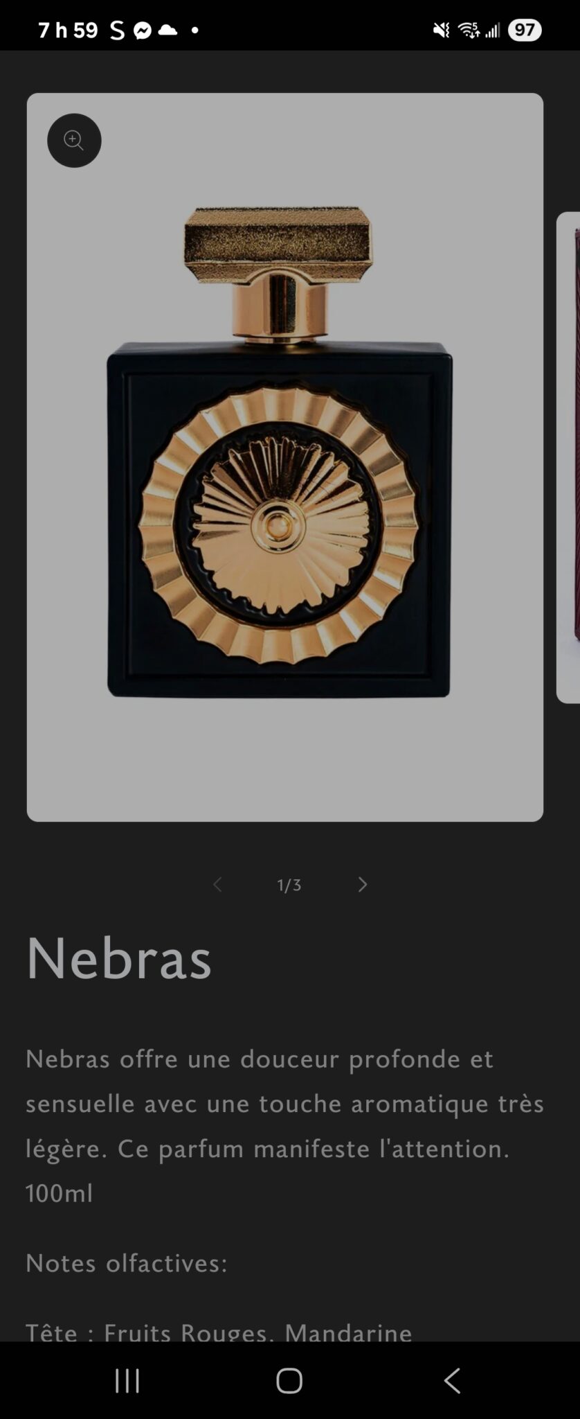 Image for Eau de parfum Nebras Lattafa