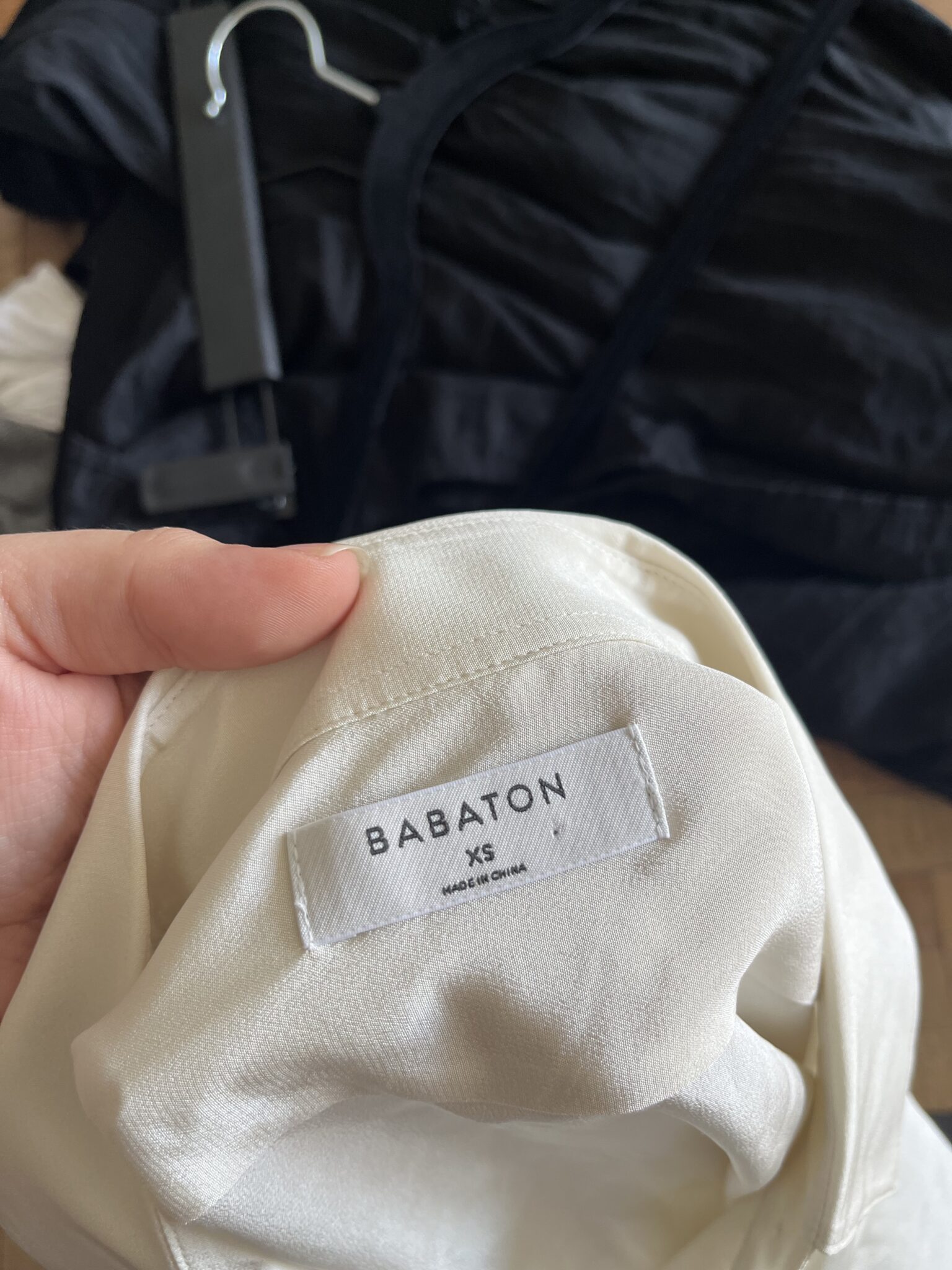 Image for Babaton 100% silk shirt size XS