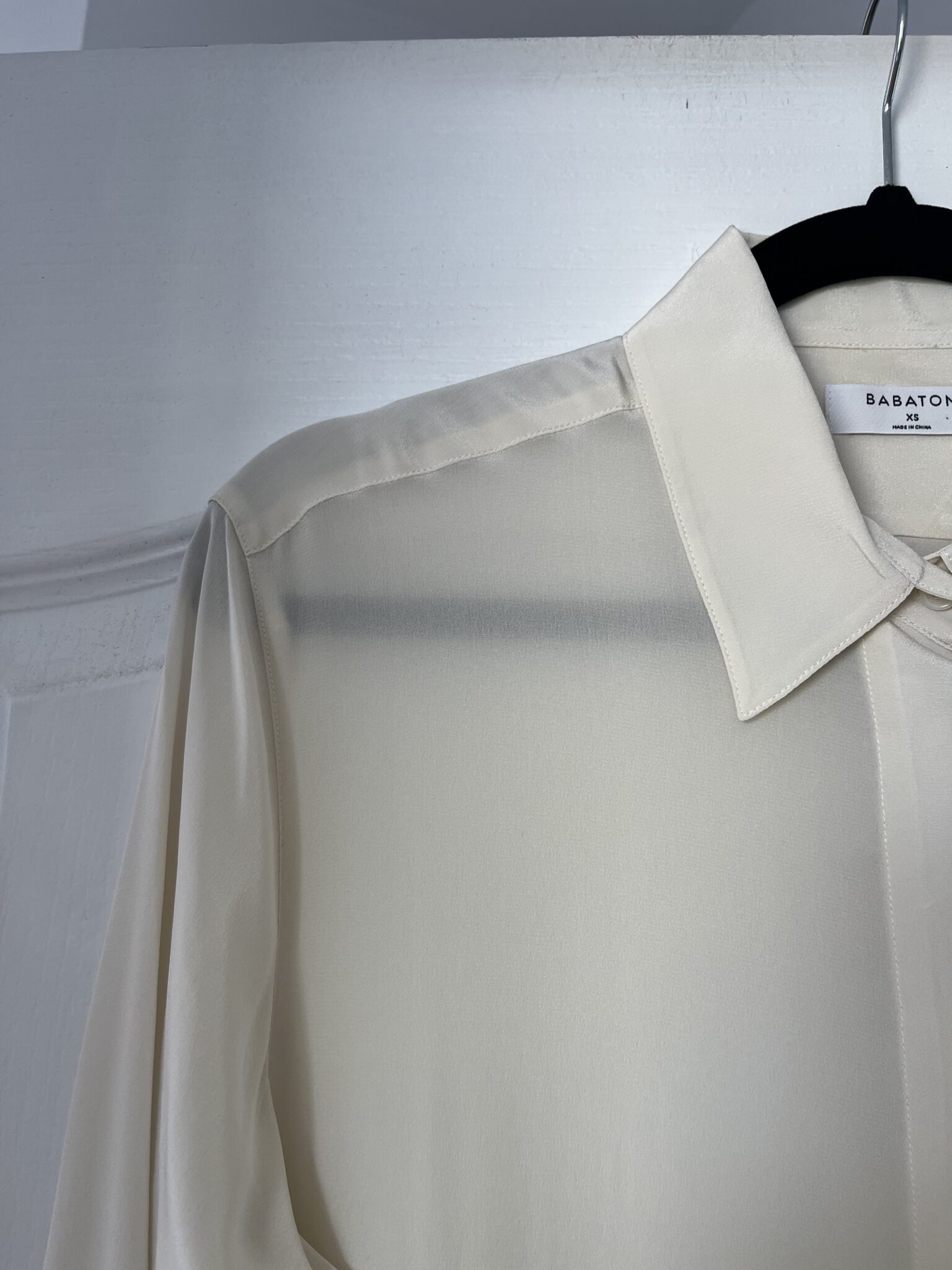 Image for Babaton 100% silk shirt size XS