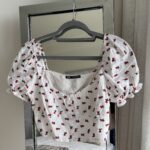 Featured thumbnail for Zara short-sleeved top with cherry motif