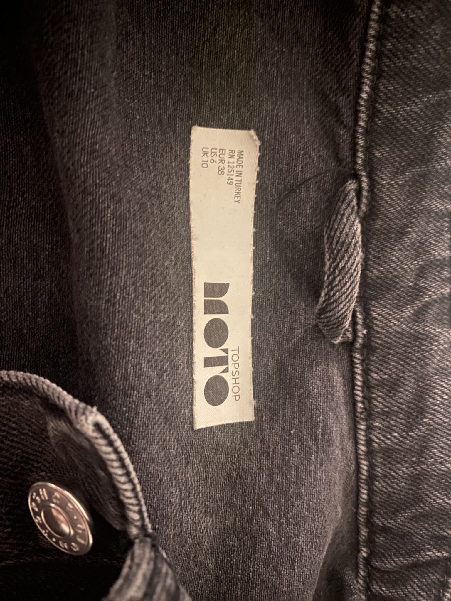 Image for Veste jeans CROP TOP  effet déchiré