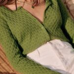 Thumbnail for Cardigan Sézane Adéla vert