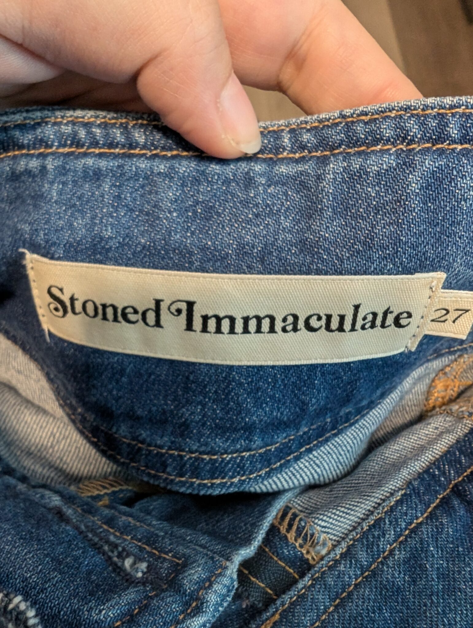 Image for Stoned Immaculate/Jeans Évasés Sz 27