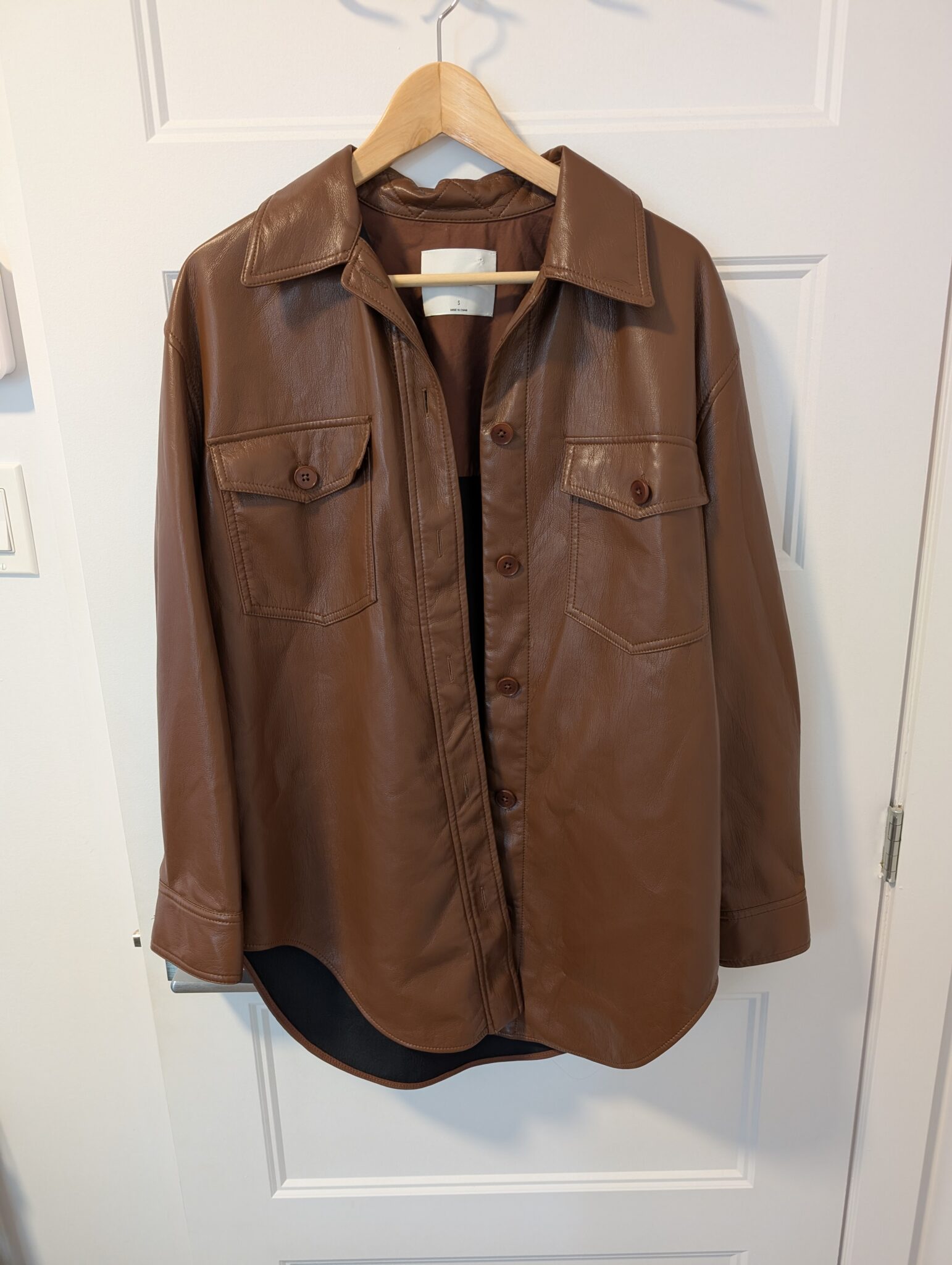 Image for Aritzia/Wilfred Veste Ganna Brun Sz S