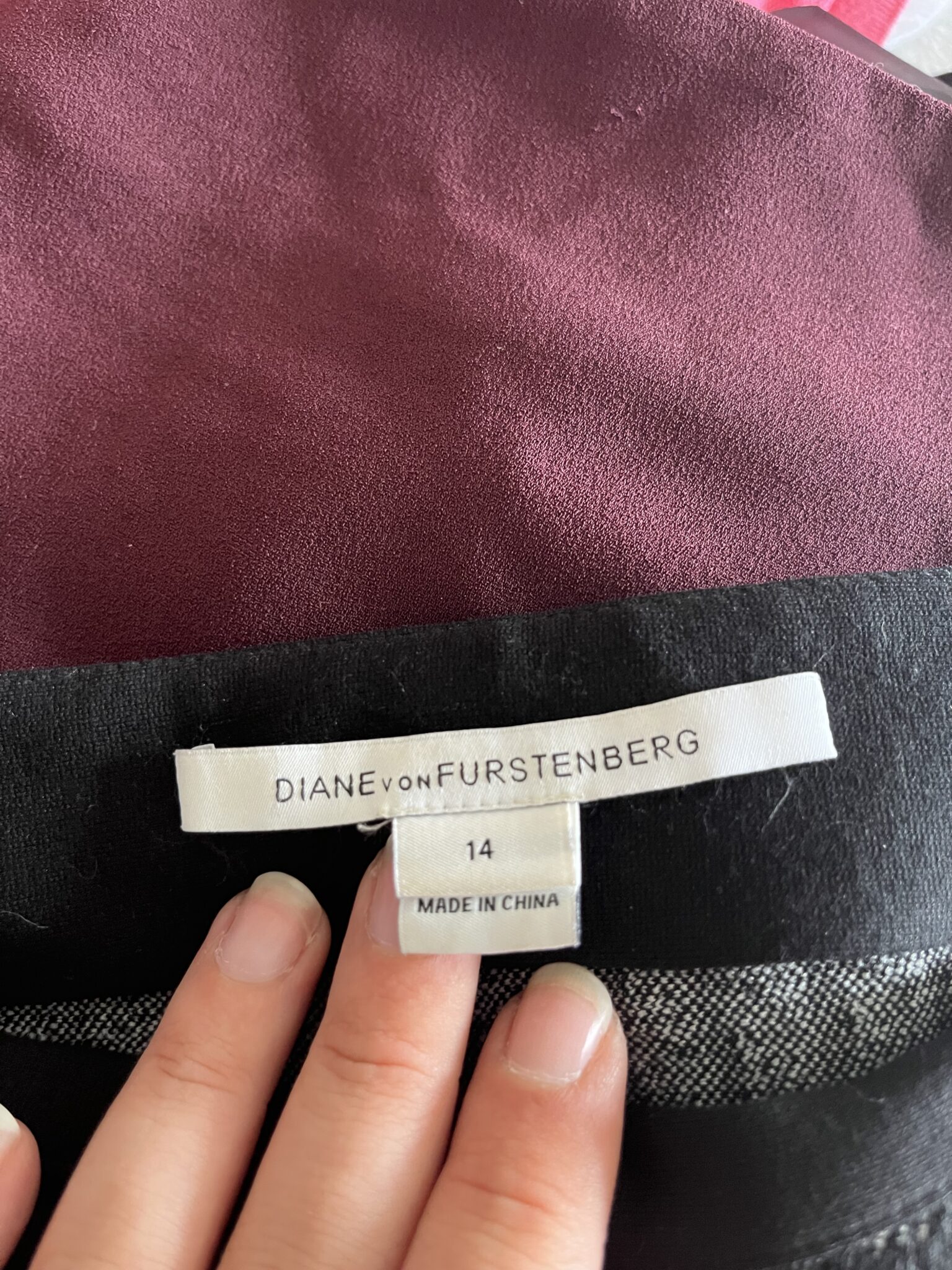 Image for Diane Von Furstenberg skirt size 14