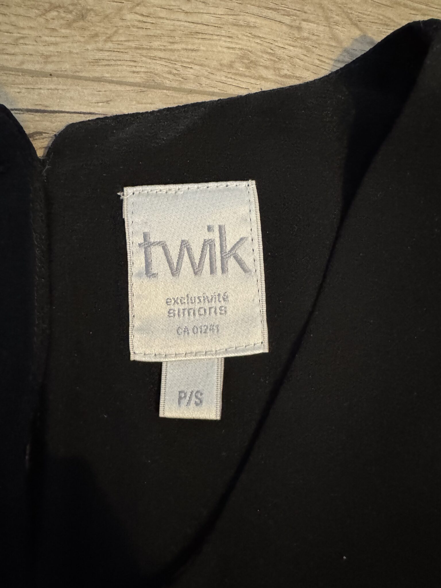 Image for Small - Cami fluide noir Twik