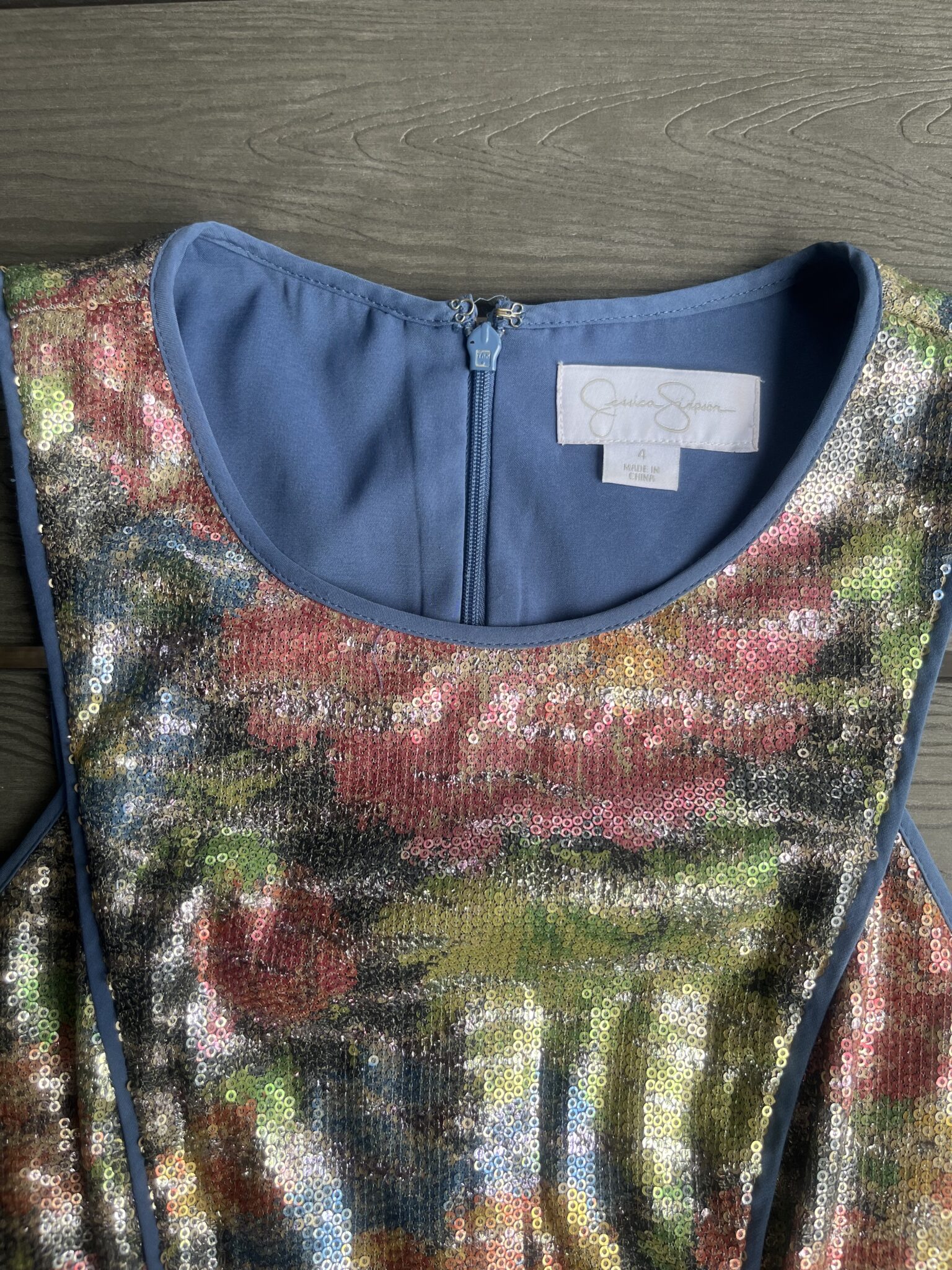 Image for Robe à paillettes chic Jessica Simpson