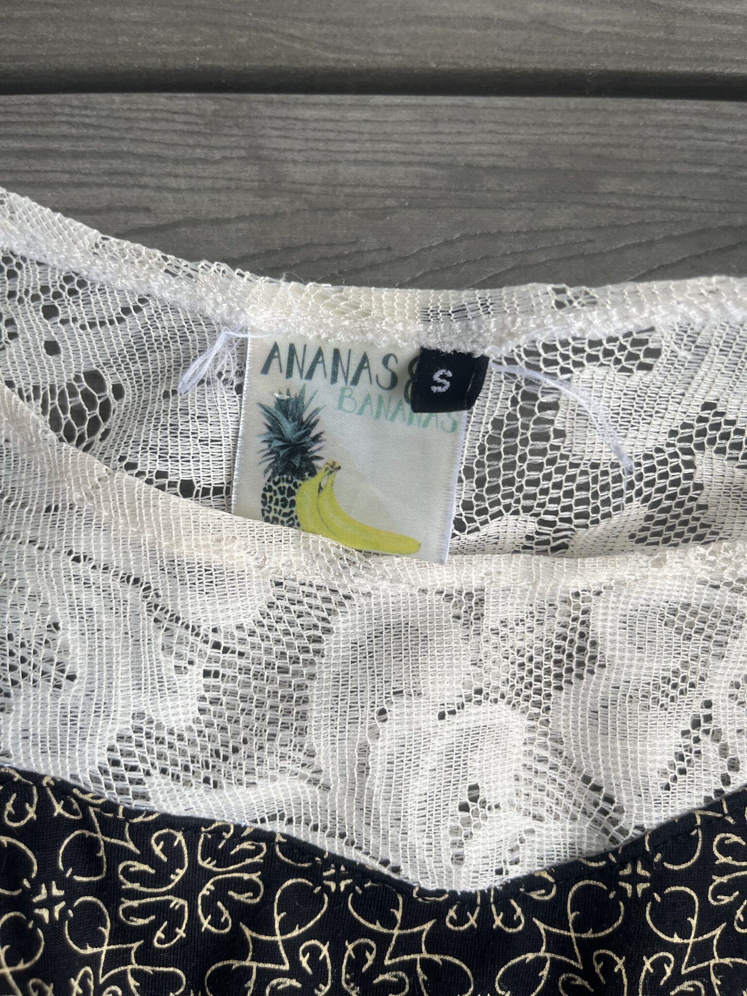 Image for Pineapple and banana small summer dress