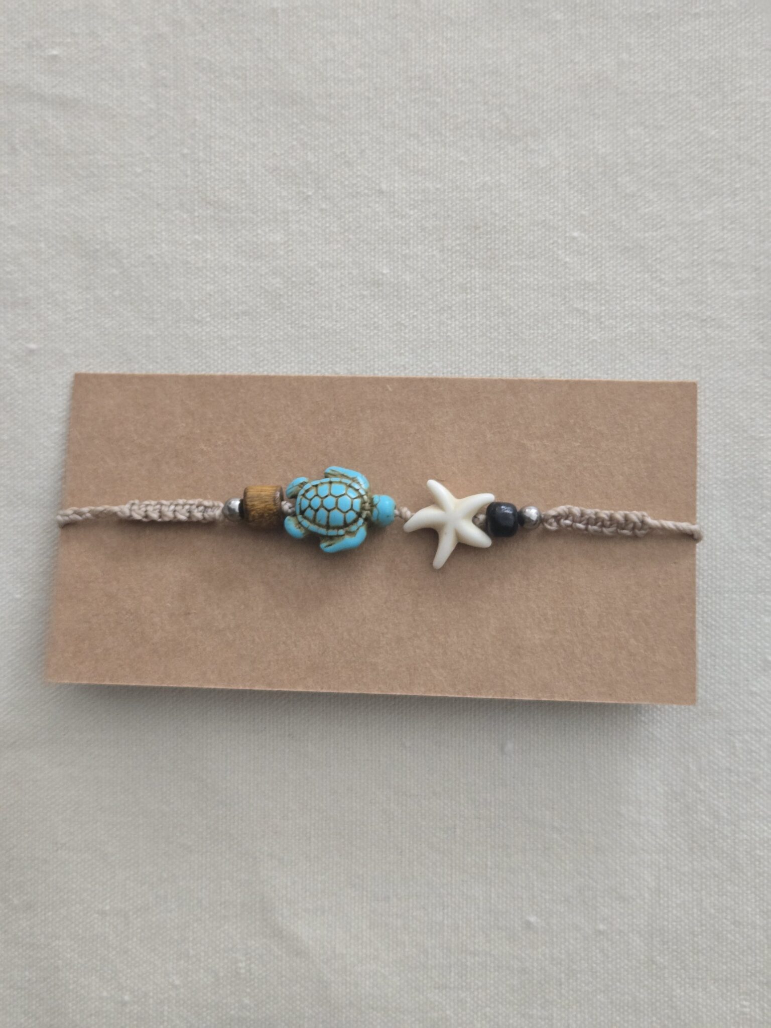 Featured image for SAGE BOHÈME adjustable turtle and starfish bracelet
