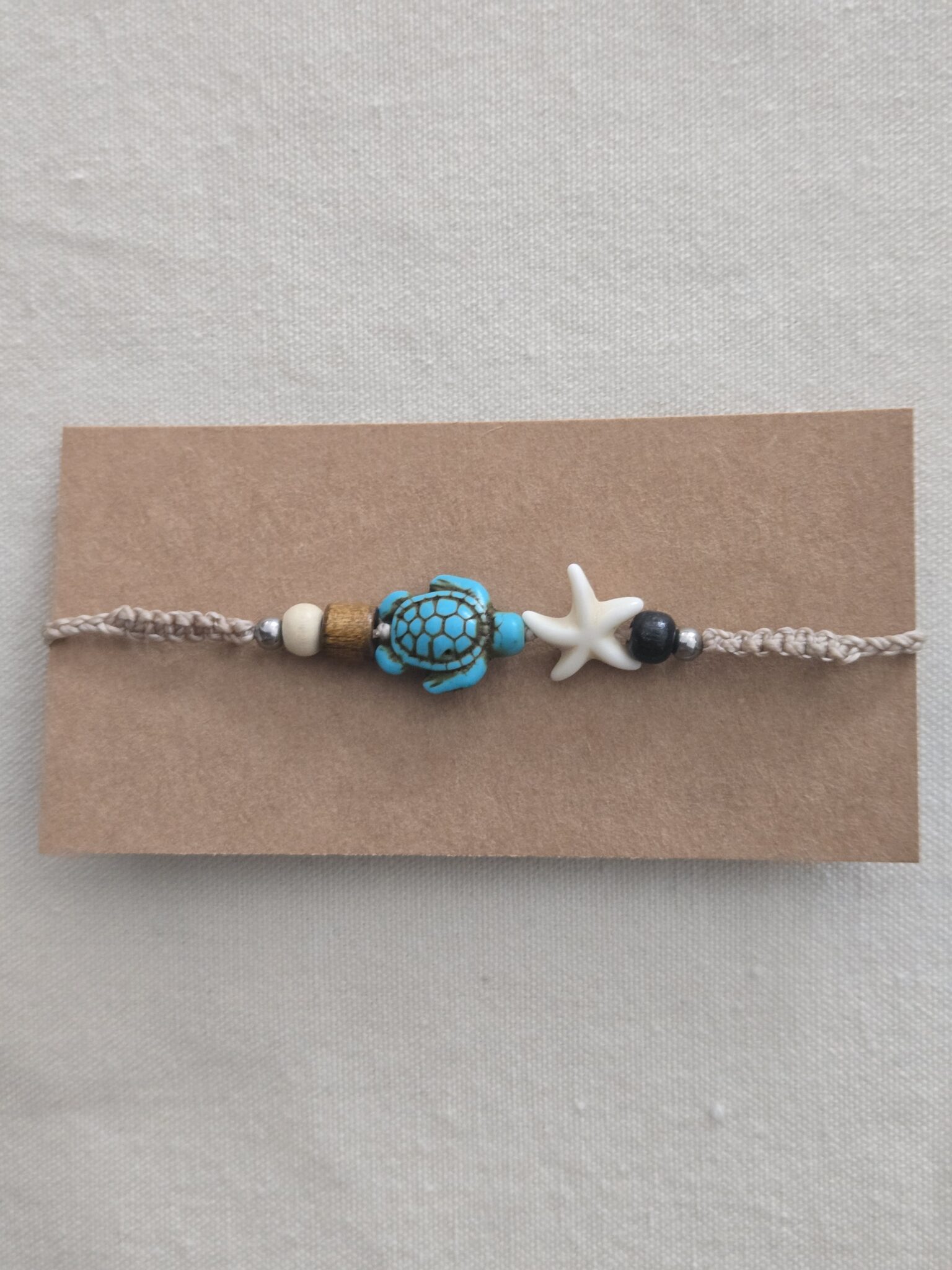 Featured image for SAGE BOHÈME adjustable turtle and starfish bracelet