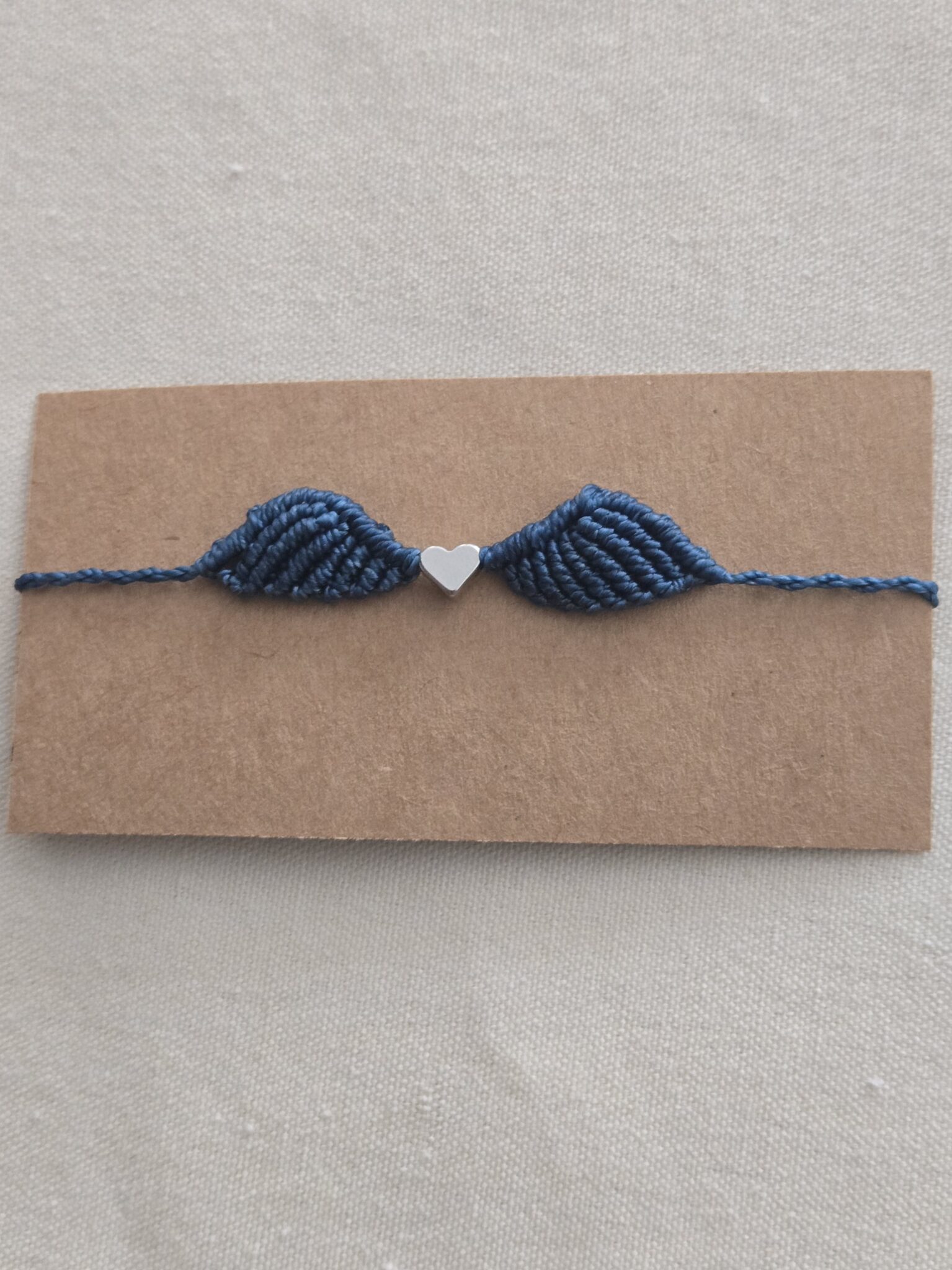 Featured image for SAGE BOHÈME adjustable winged heart bracelet ocean blue