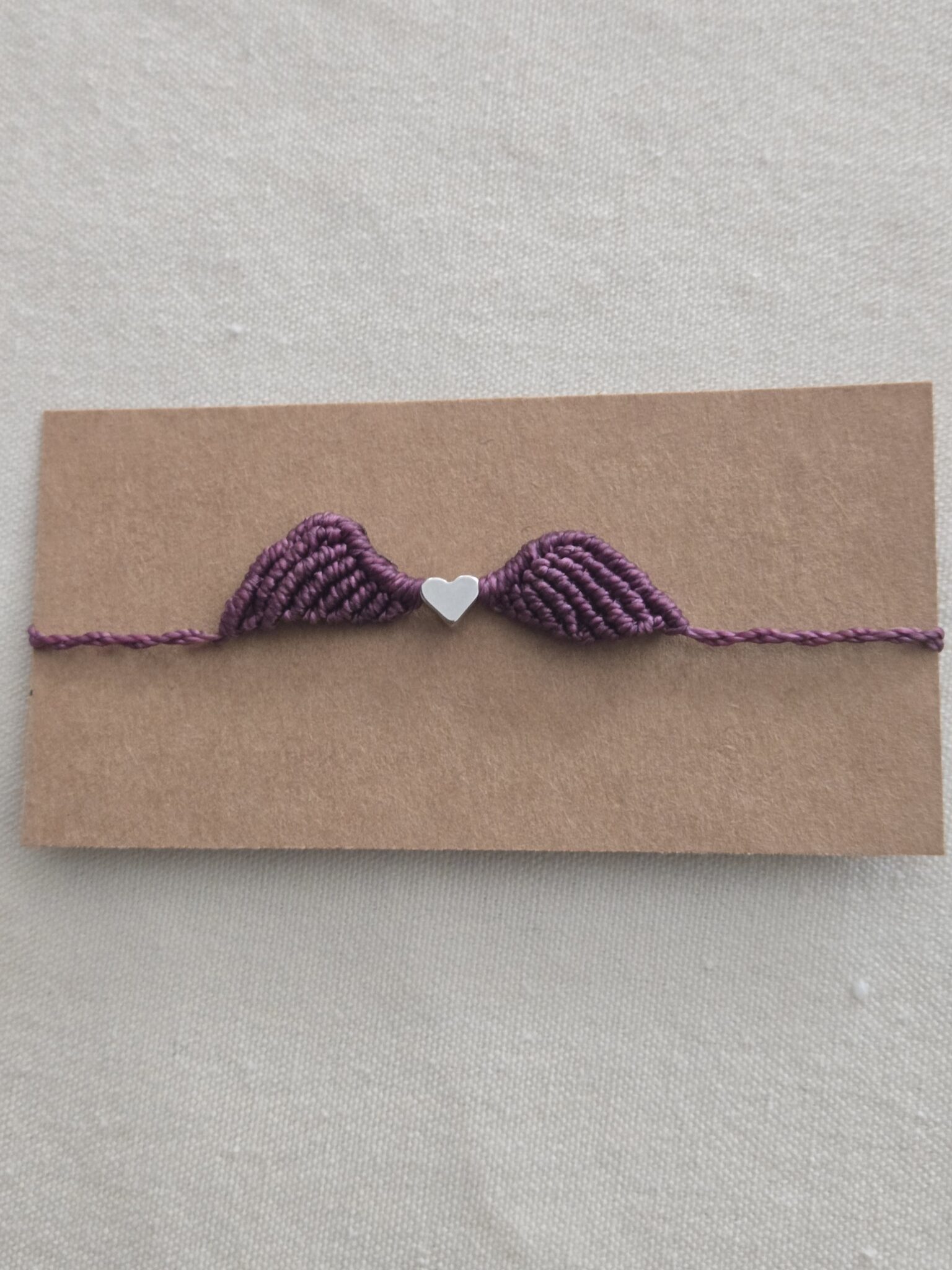 Featured image for SAGE BOHÈME adjustable purple winged heart bracelet
