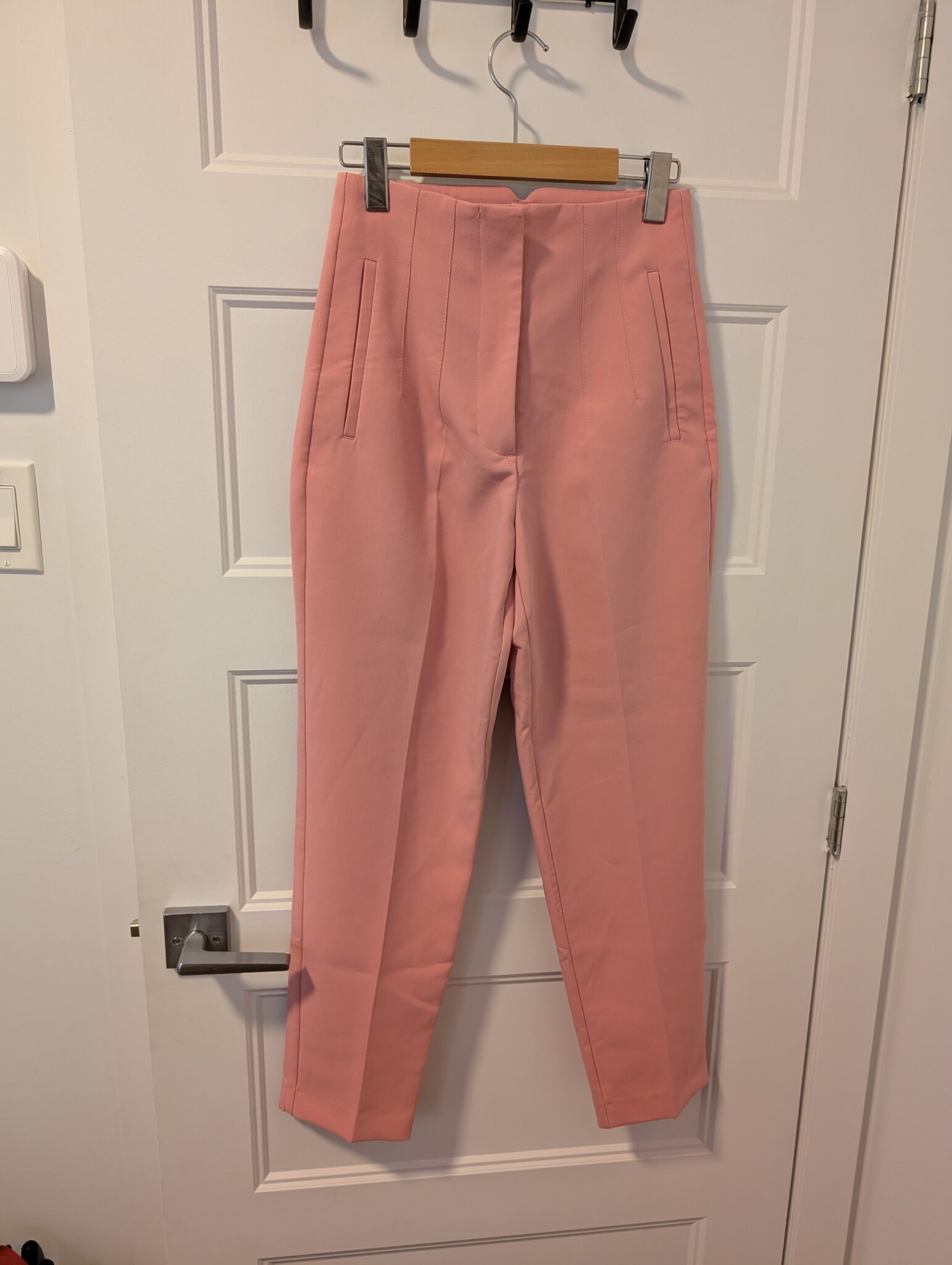 Image for Zara/Pantalon Taille haute Sz S