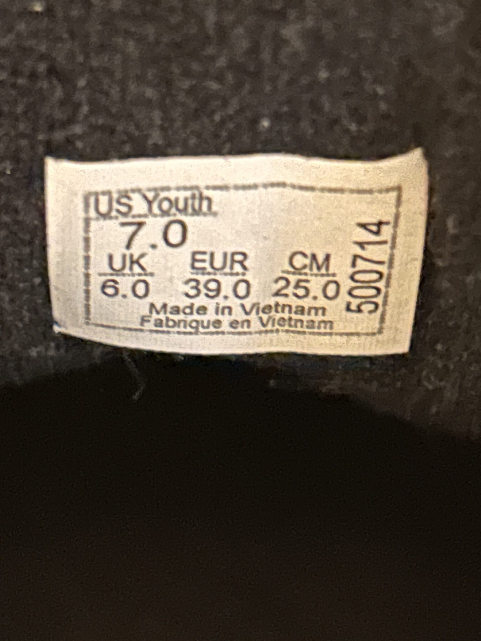Image for Chaussures Vans noir en cuir synthétique pour garçons - modèle Seldan