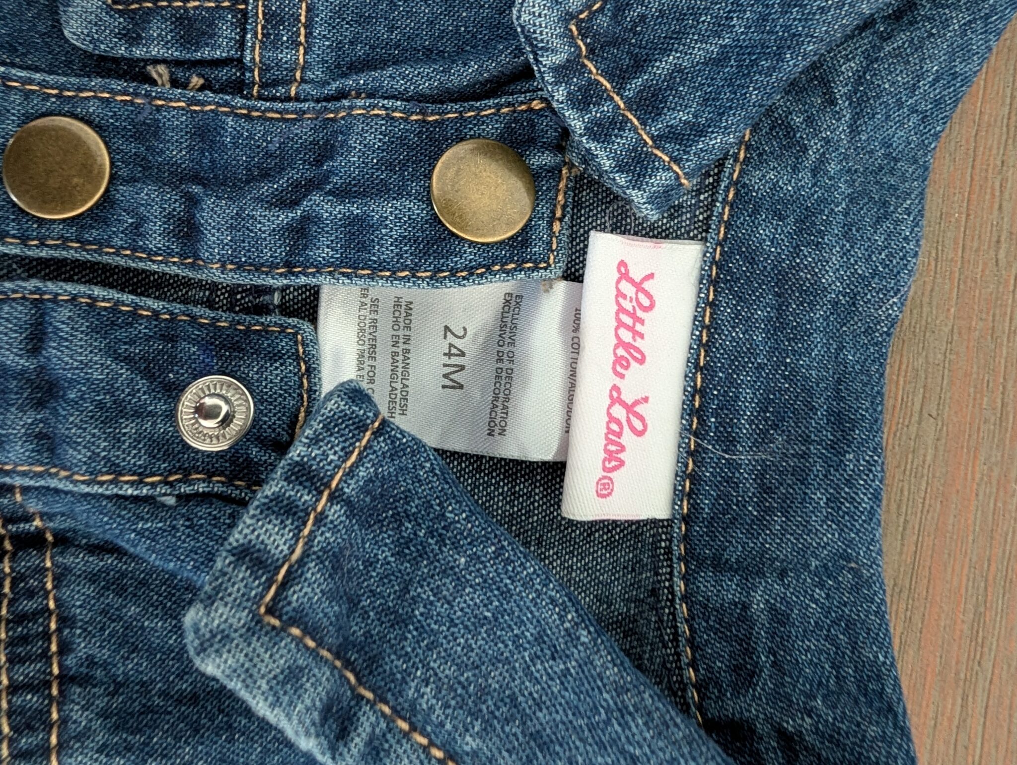 Image for Veste de jeans courte 24 mois