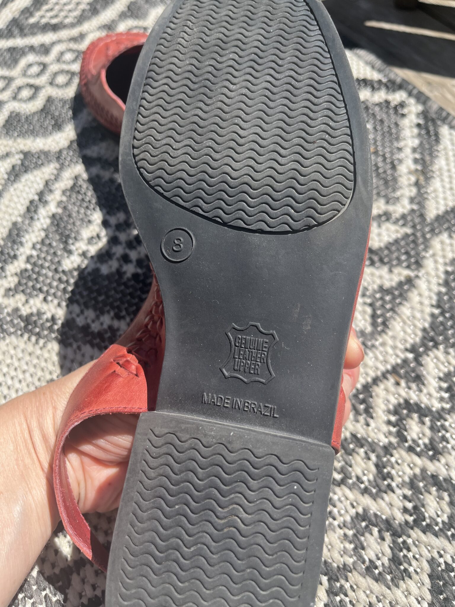 Image for Chaussure en cuir tressé