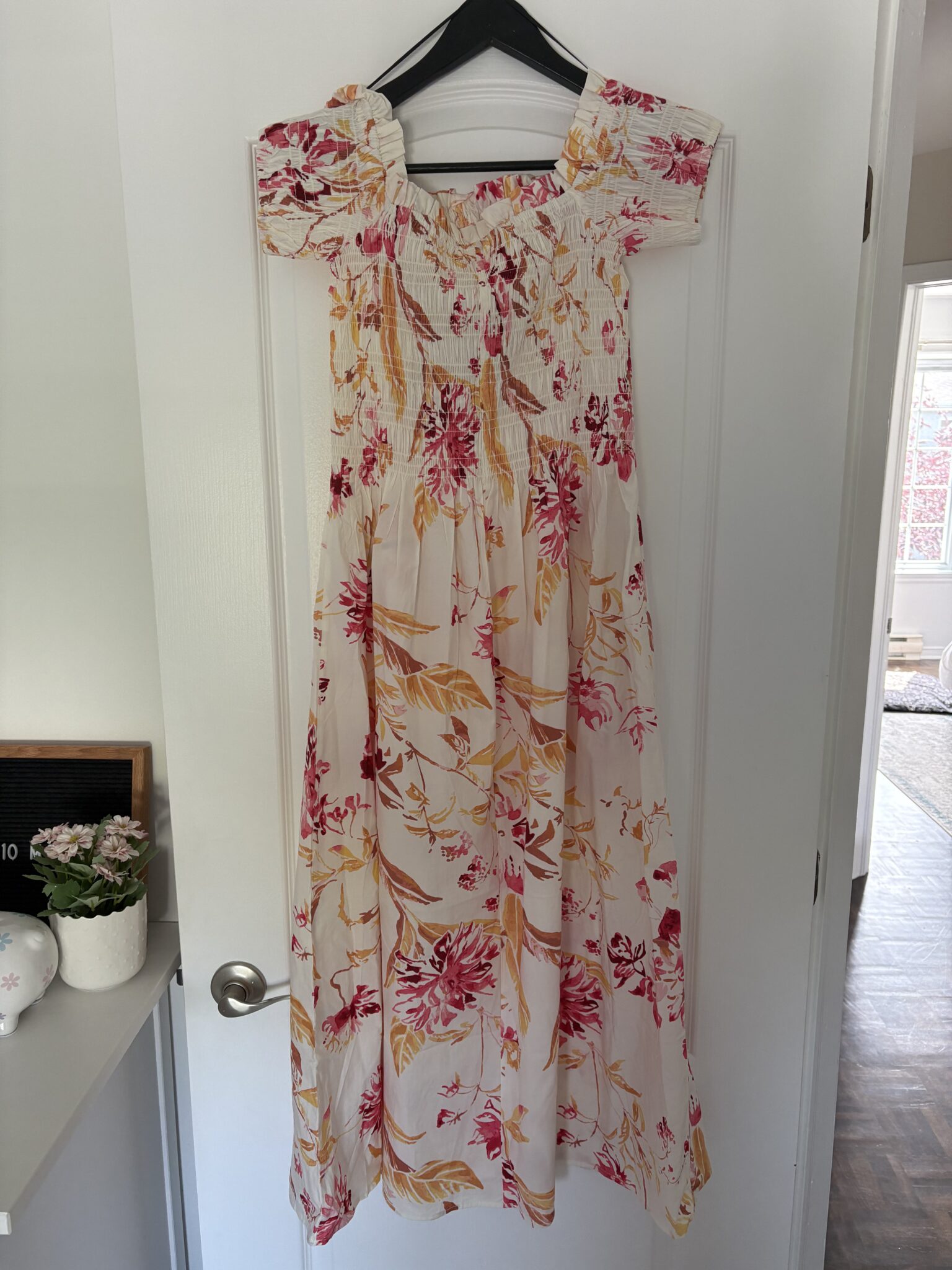 Image for Robe longue fleurie H&M neuve