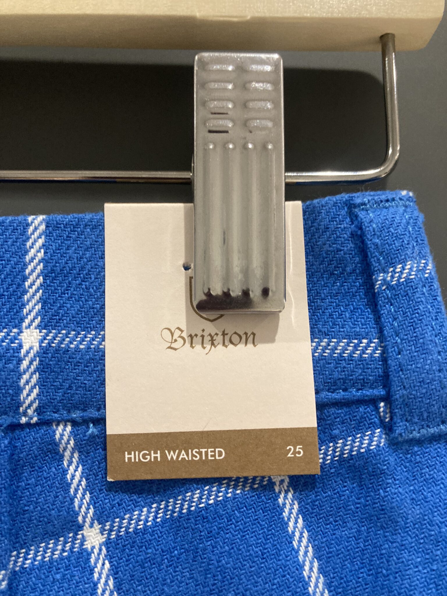 Image for Brixton Robyn checked trousers - New with label