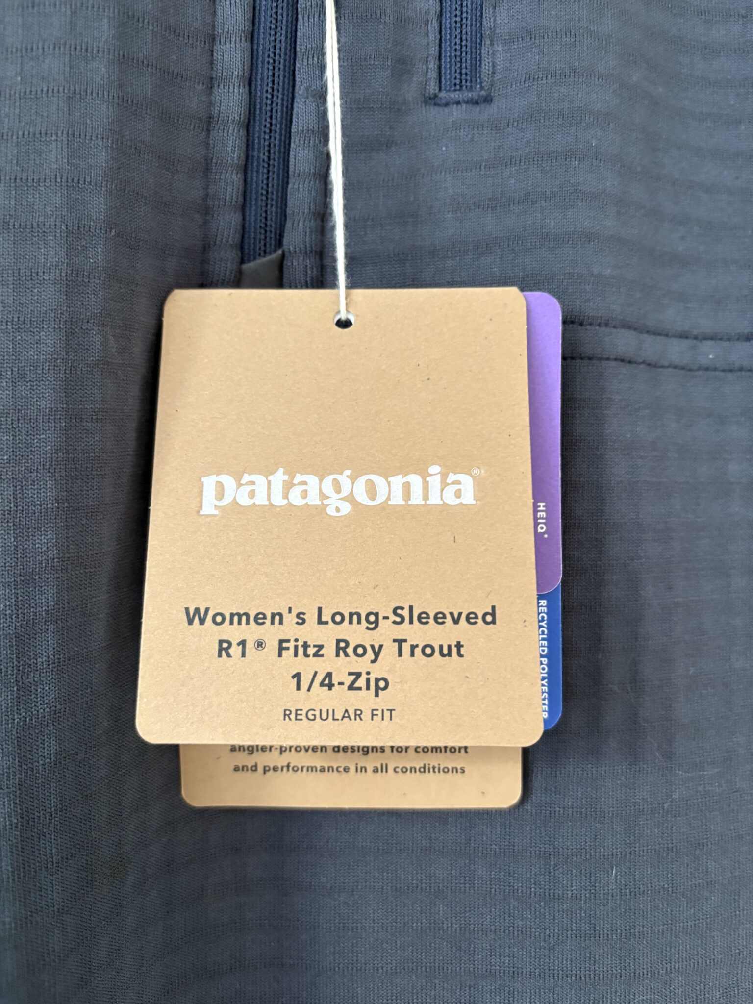 Image for Patagonia R1® Fitz Roy Trout long sleeve 1/4 zip - new with tags