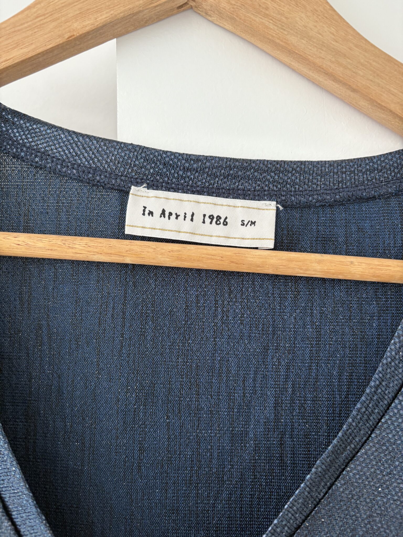 Image for T-shirt effet métallisé In April 1986