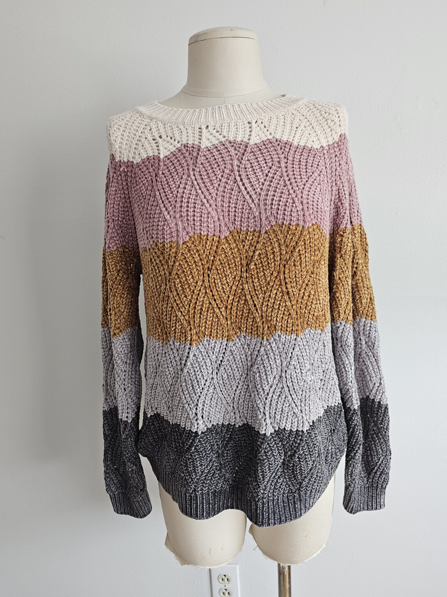 Featured image for Tribal colour block jumper