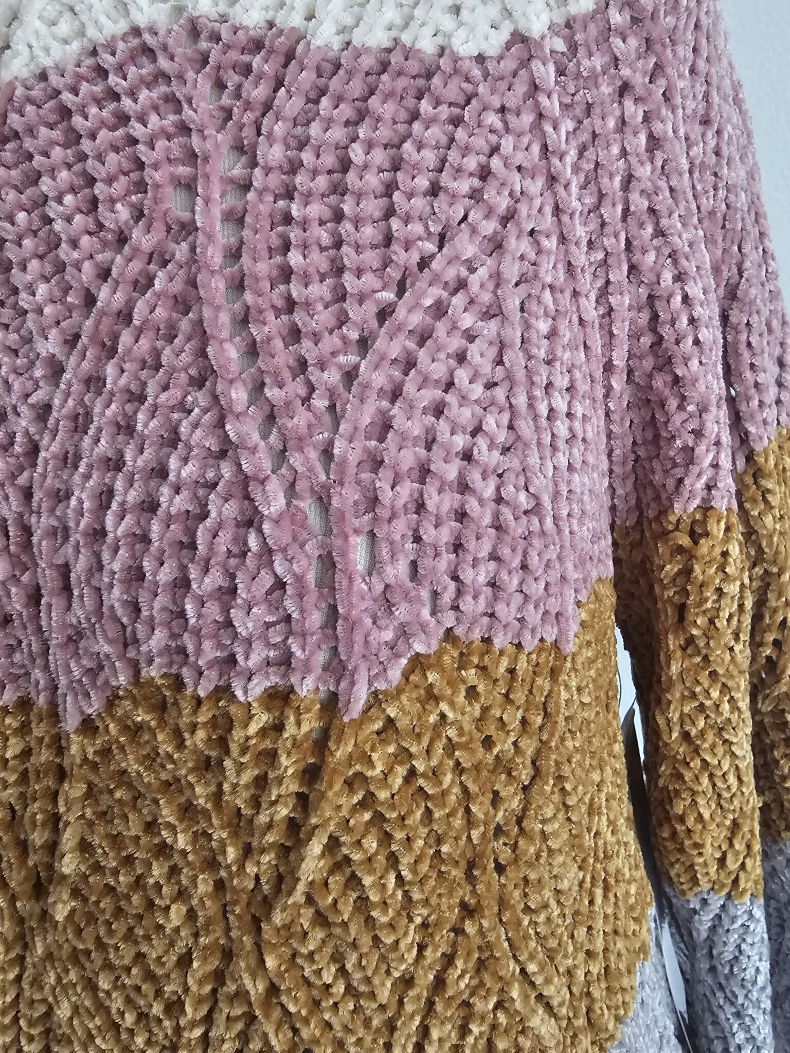 Image for Tribal colour block jumper