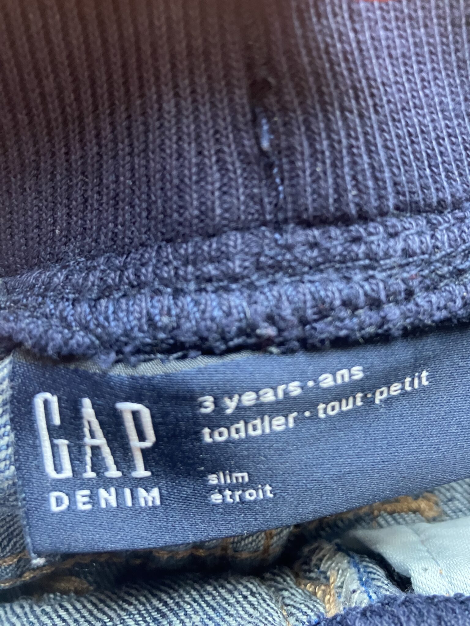 Image for Jeans Gap 3 ans