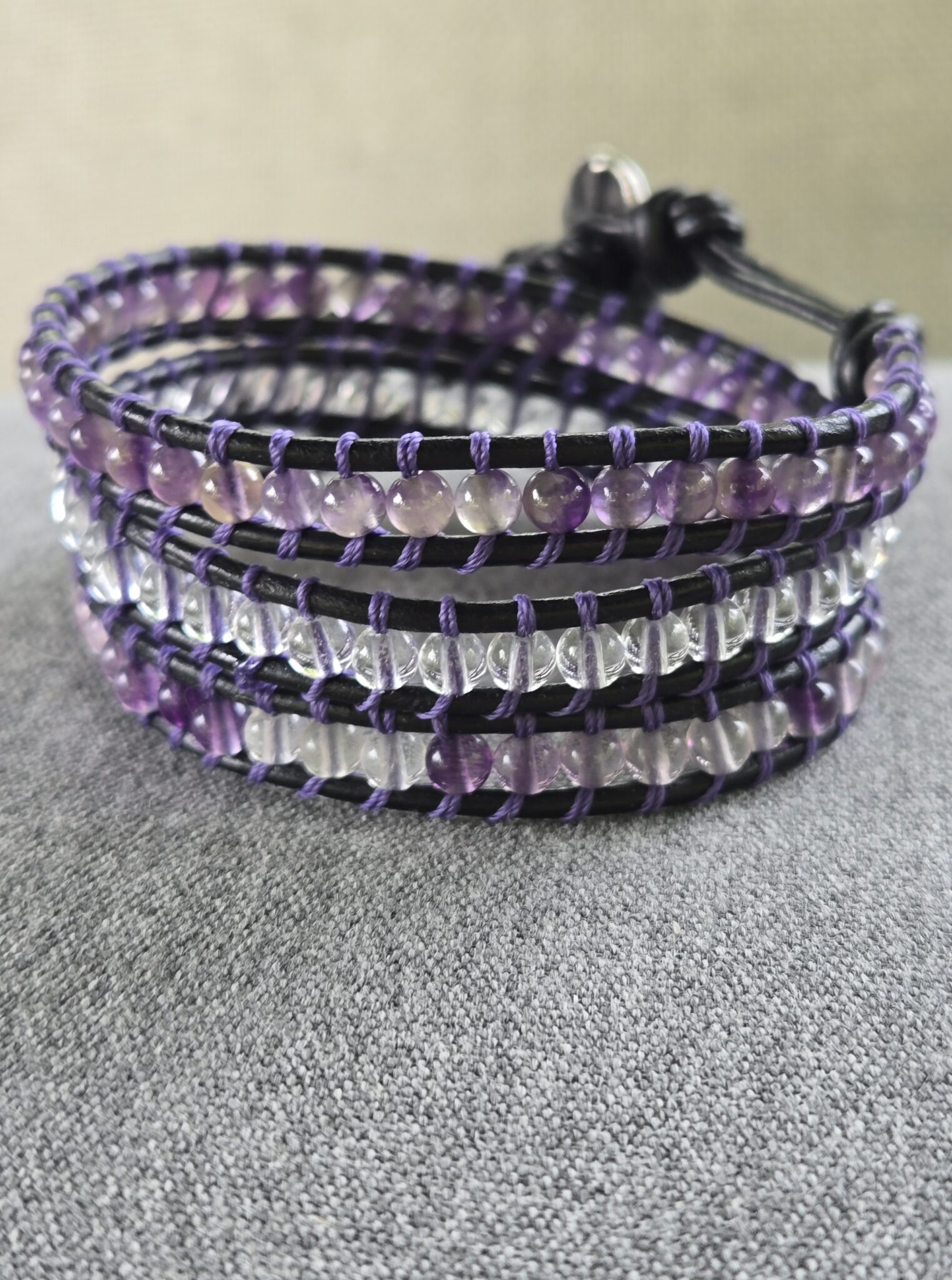 Featured image for SAGE BOHÈME multi-row wrap bracelet in gemstones