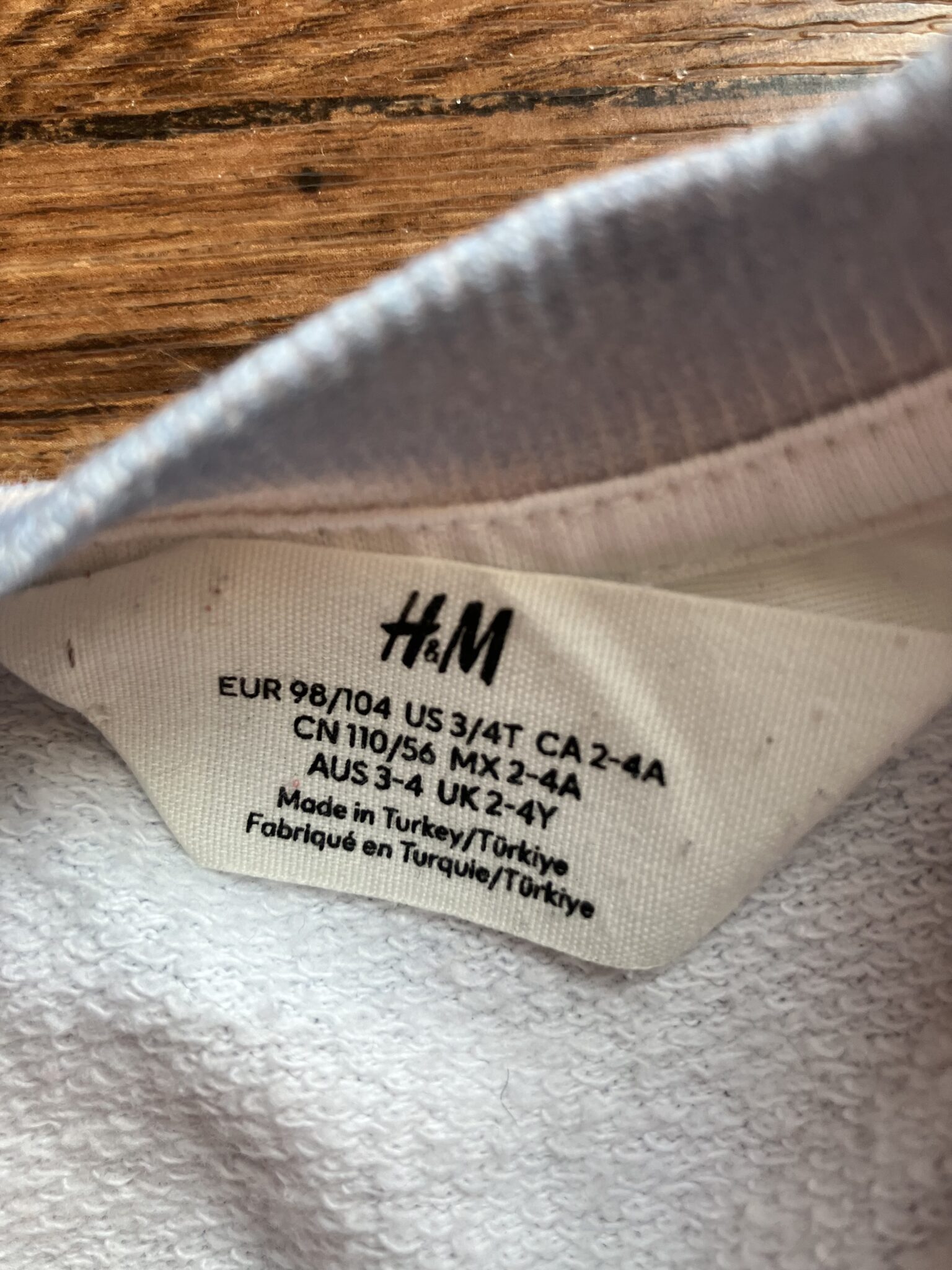 Image for Chandail H&M 2-4A