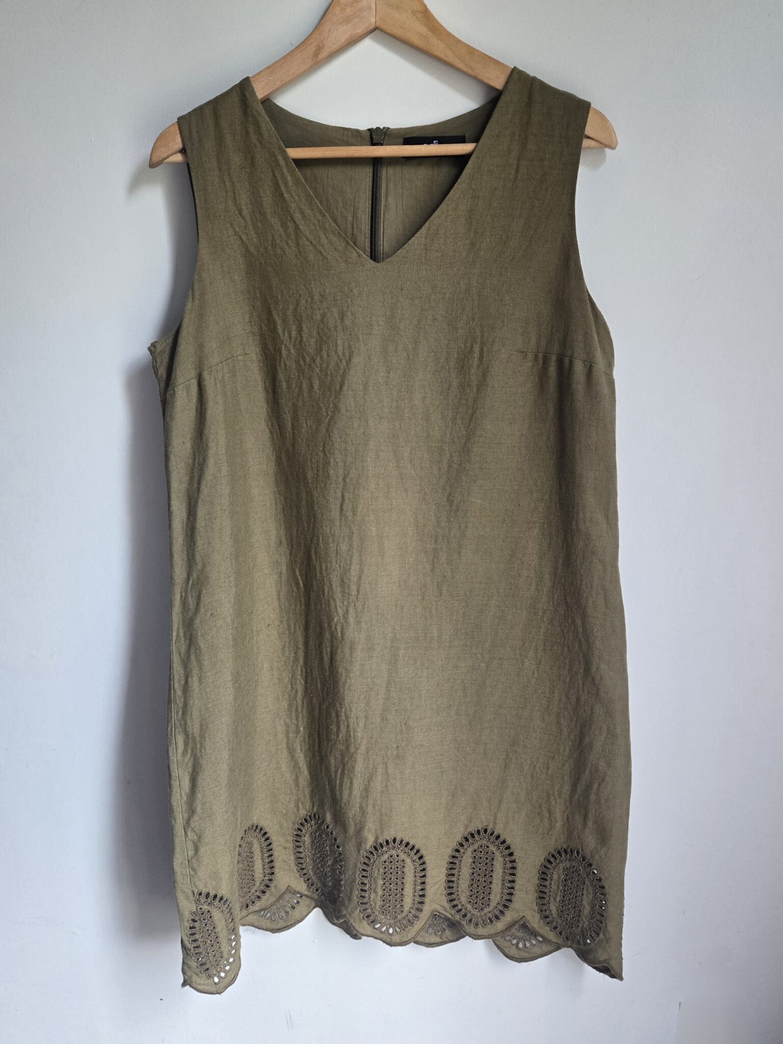 Featured image for Khaki linen dress
