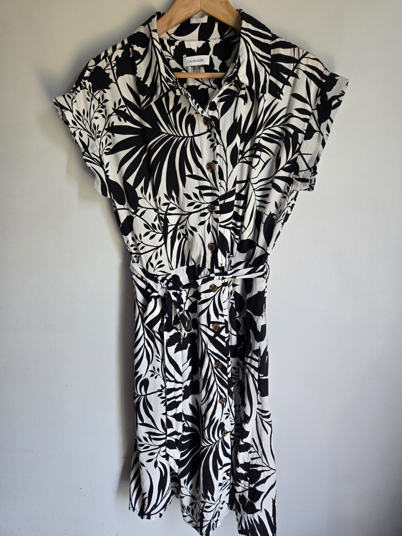 Featured image for Calvin Klein lightweight flowing shirt dress