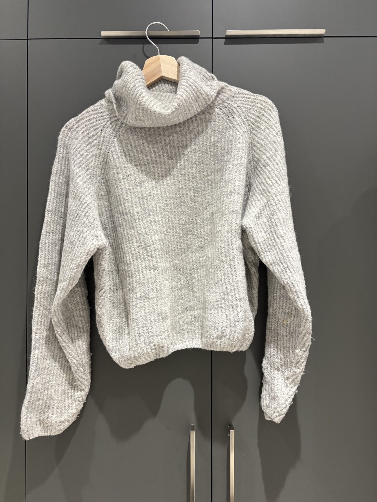 Image for Subdued Raglan wool turtleneck jumper