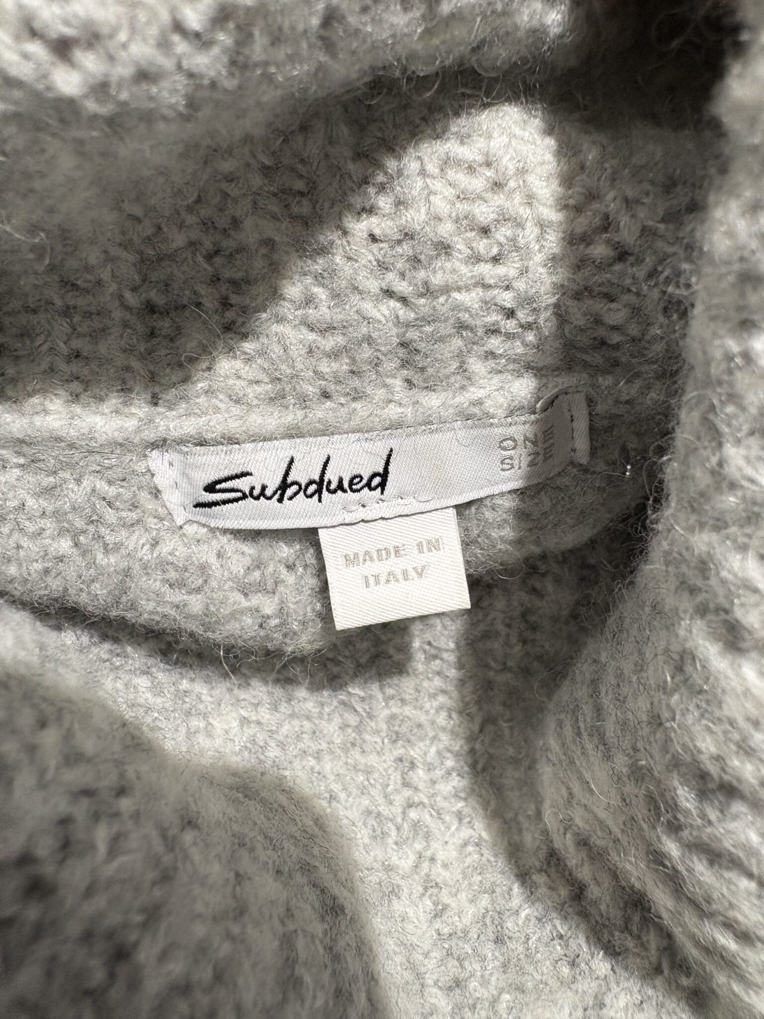 Image for Subdued Raglan wool turtleneck jumper